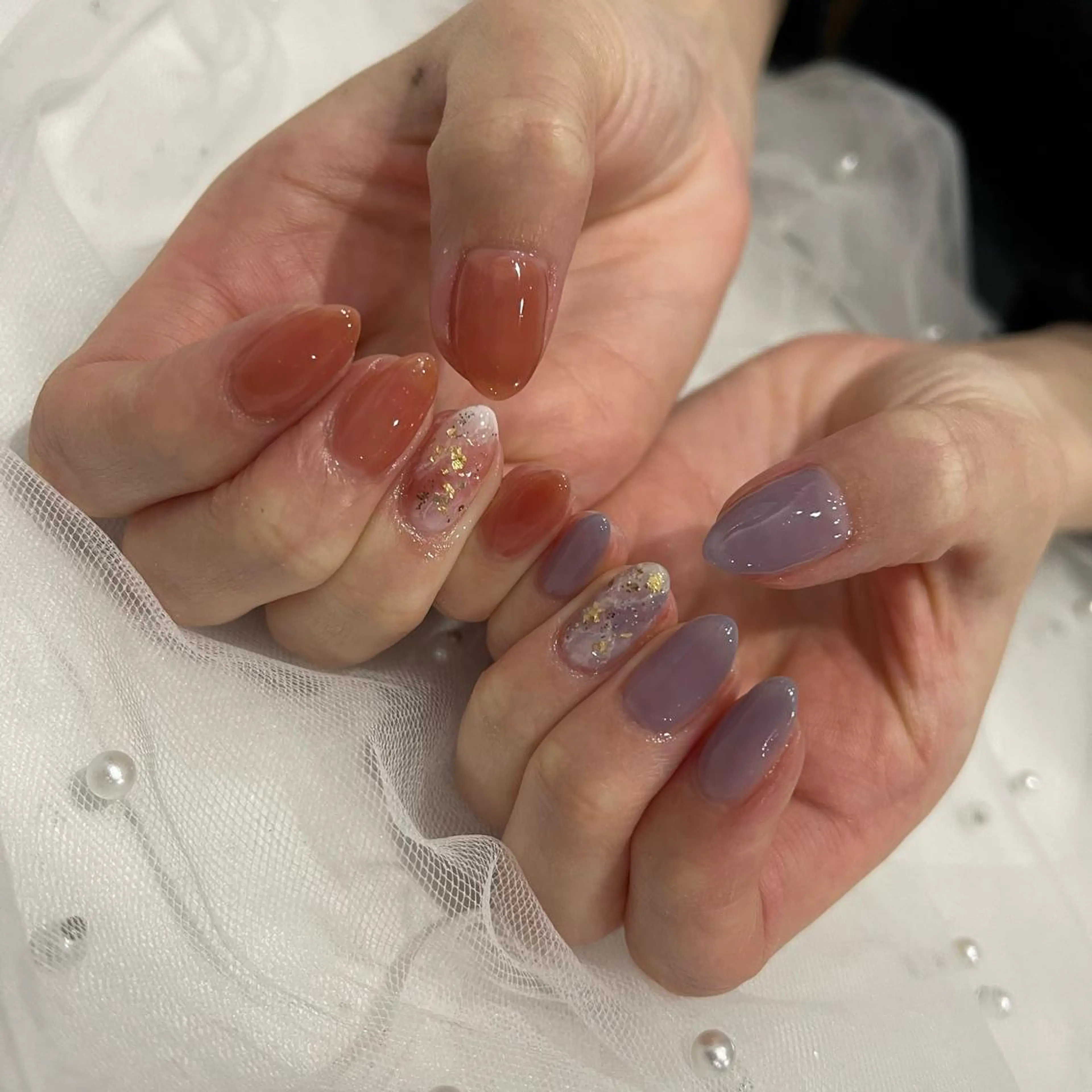 ネイル アートネイル ワンカラーネイル Wish Nail 恒川のネイルデザイン