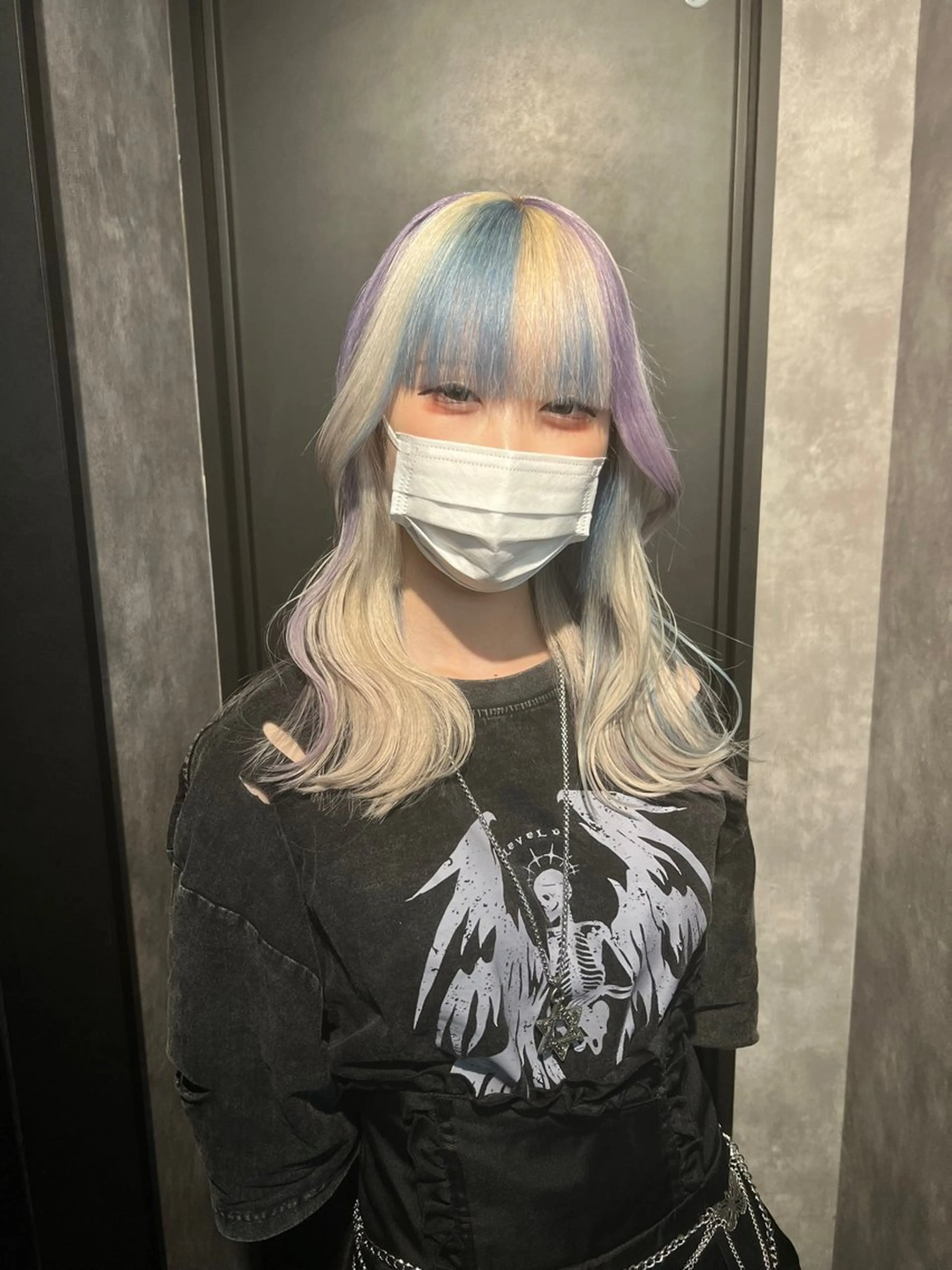 ミディアム ヘアカラー 山口 真世のヘアスタイル