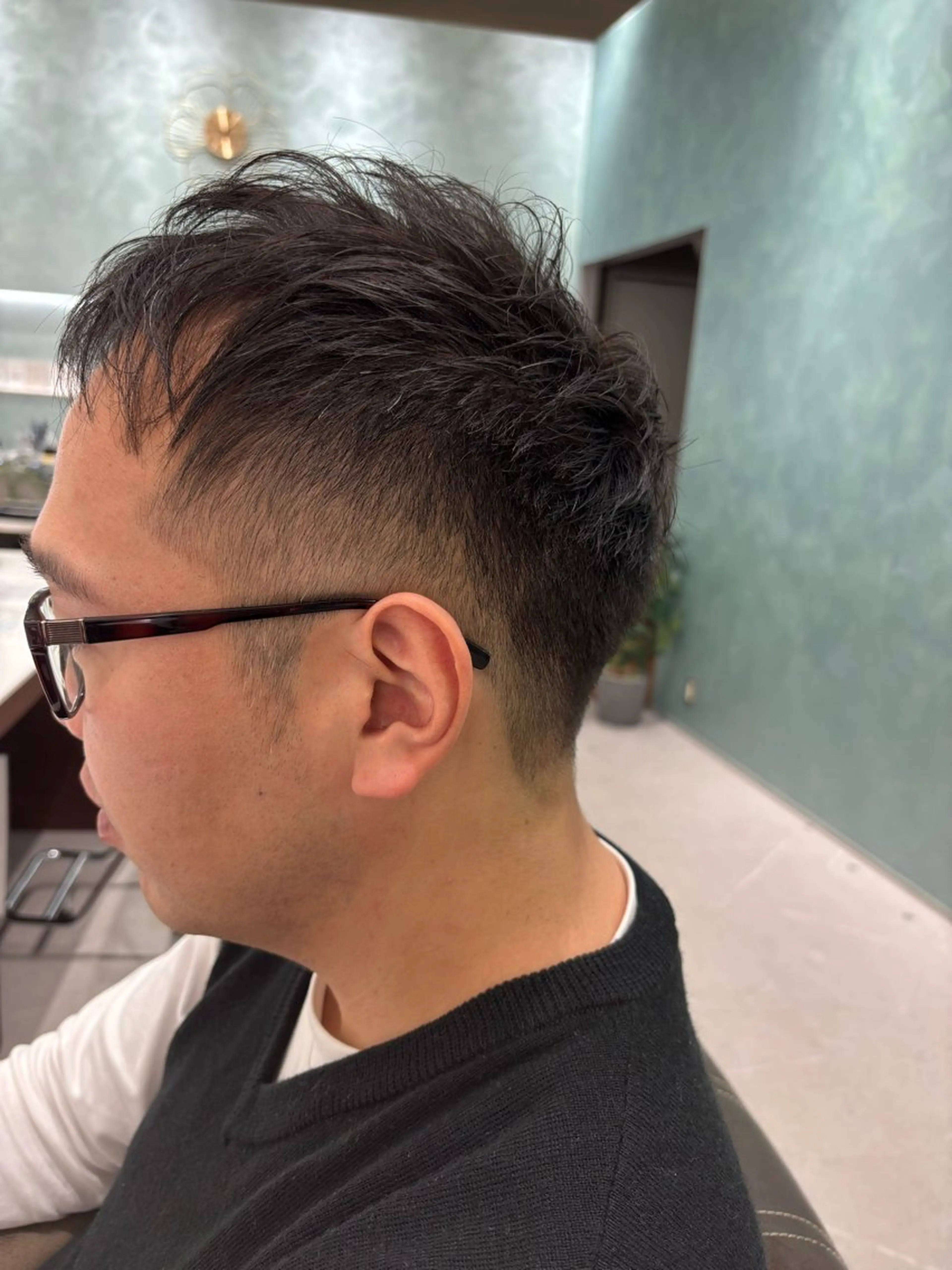 メンズ モヒカン ソフトモヒカン メンズカット／パーマ つきなのヘアスタイル