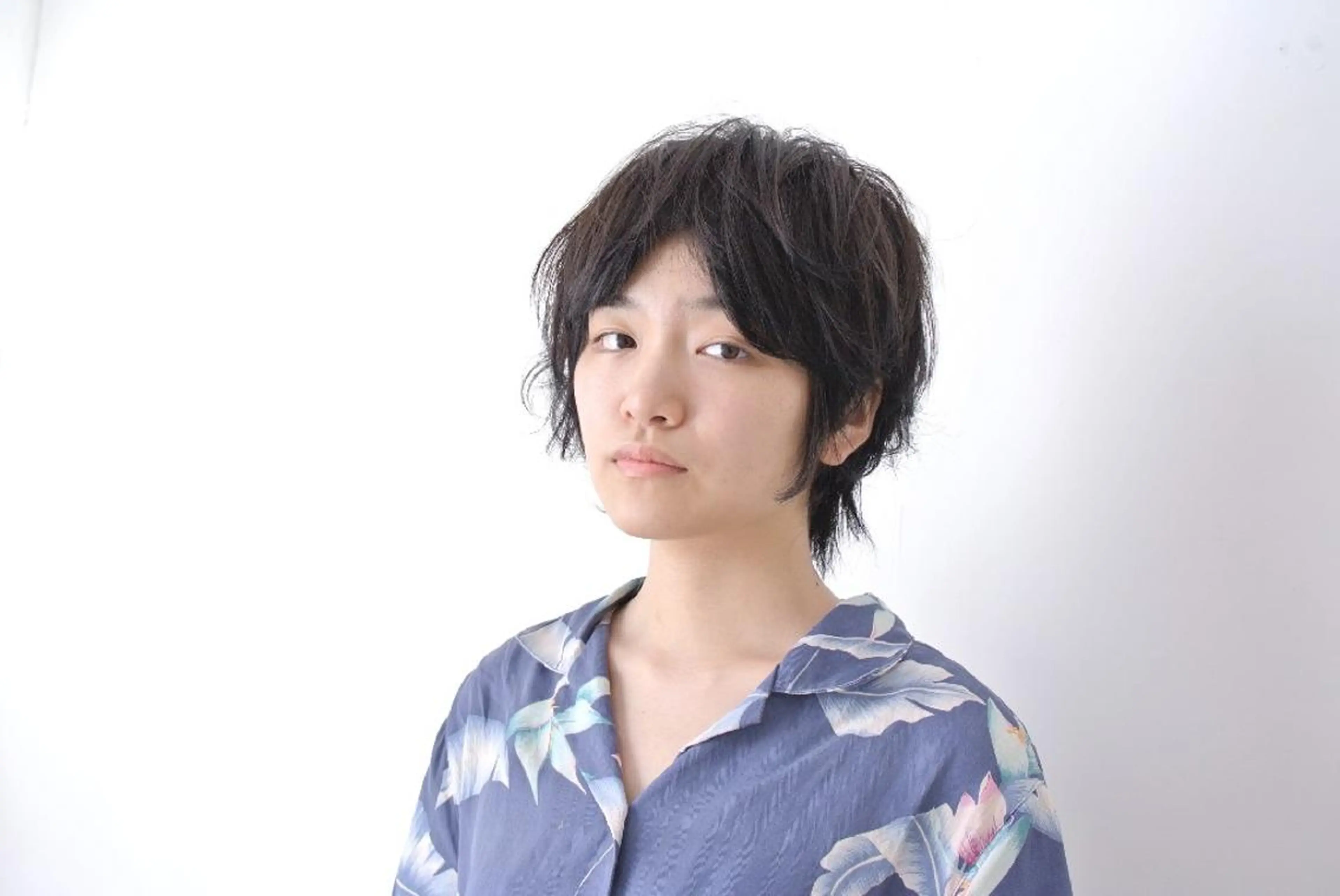 ショート パーマ カラー 樋口 千尋のヘアスタイル