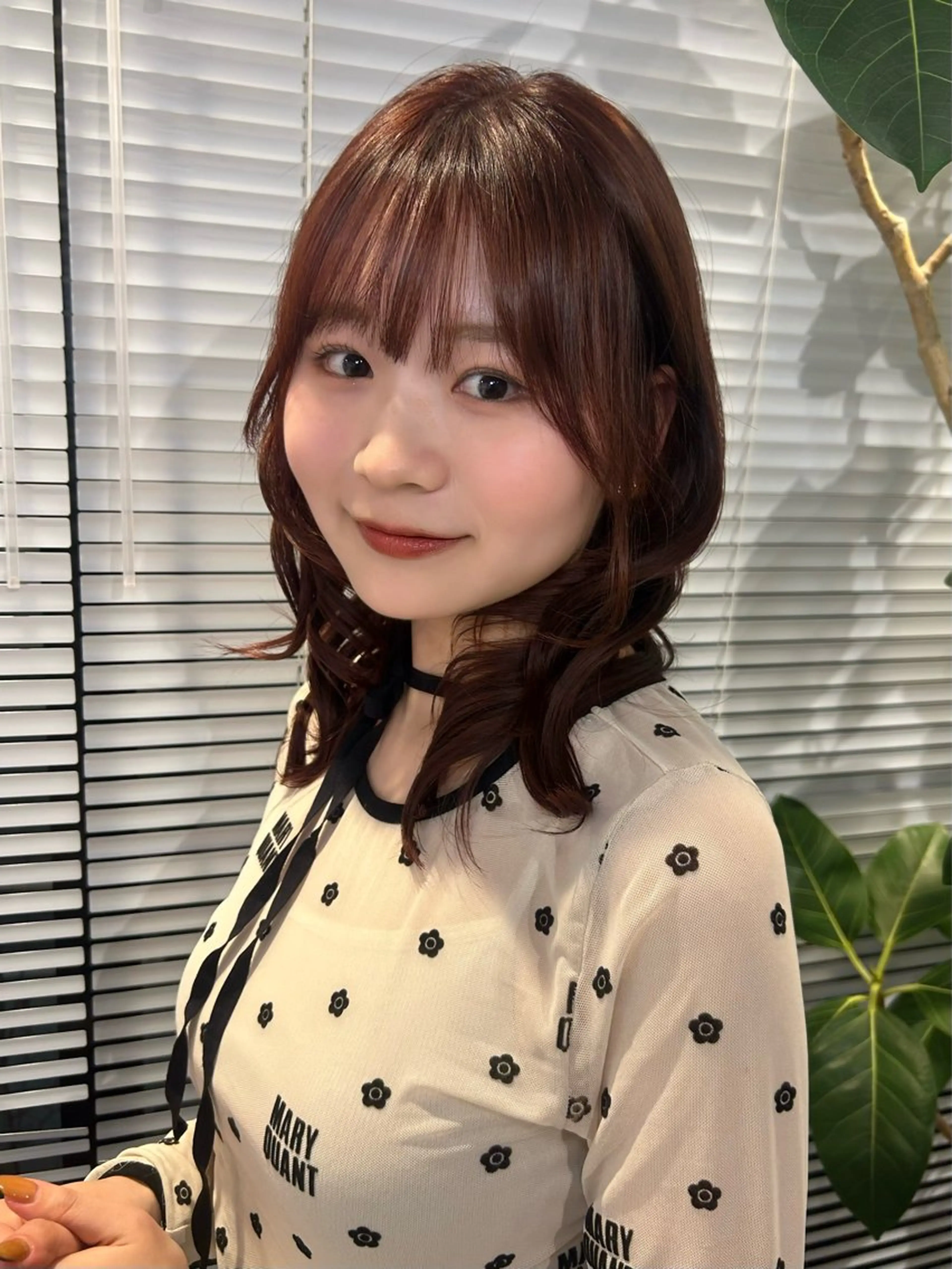 カラー ブラウンカラー オレンジ オレンジブラウン ヘアカラー ユナ/暖色カラー🧡 /表参道のヘアスタイル