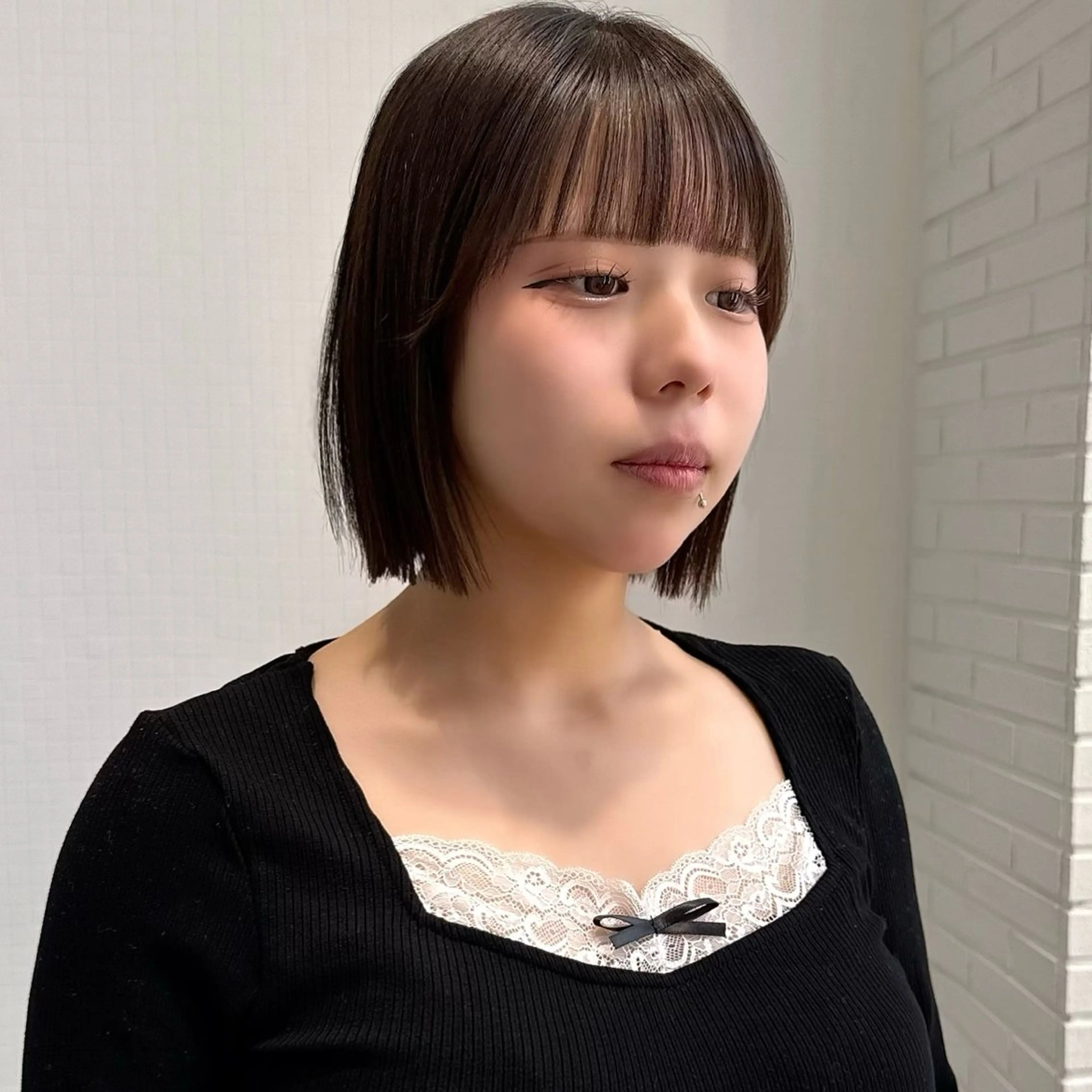 ショート お悩み改善ボブ 顔まわりカット/こうのヘアスタイル