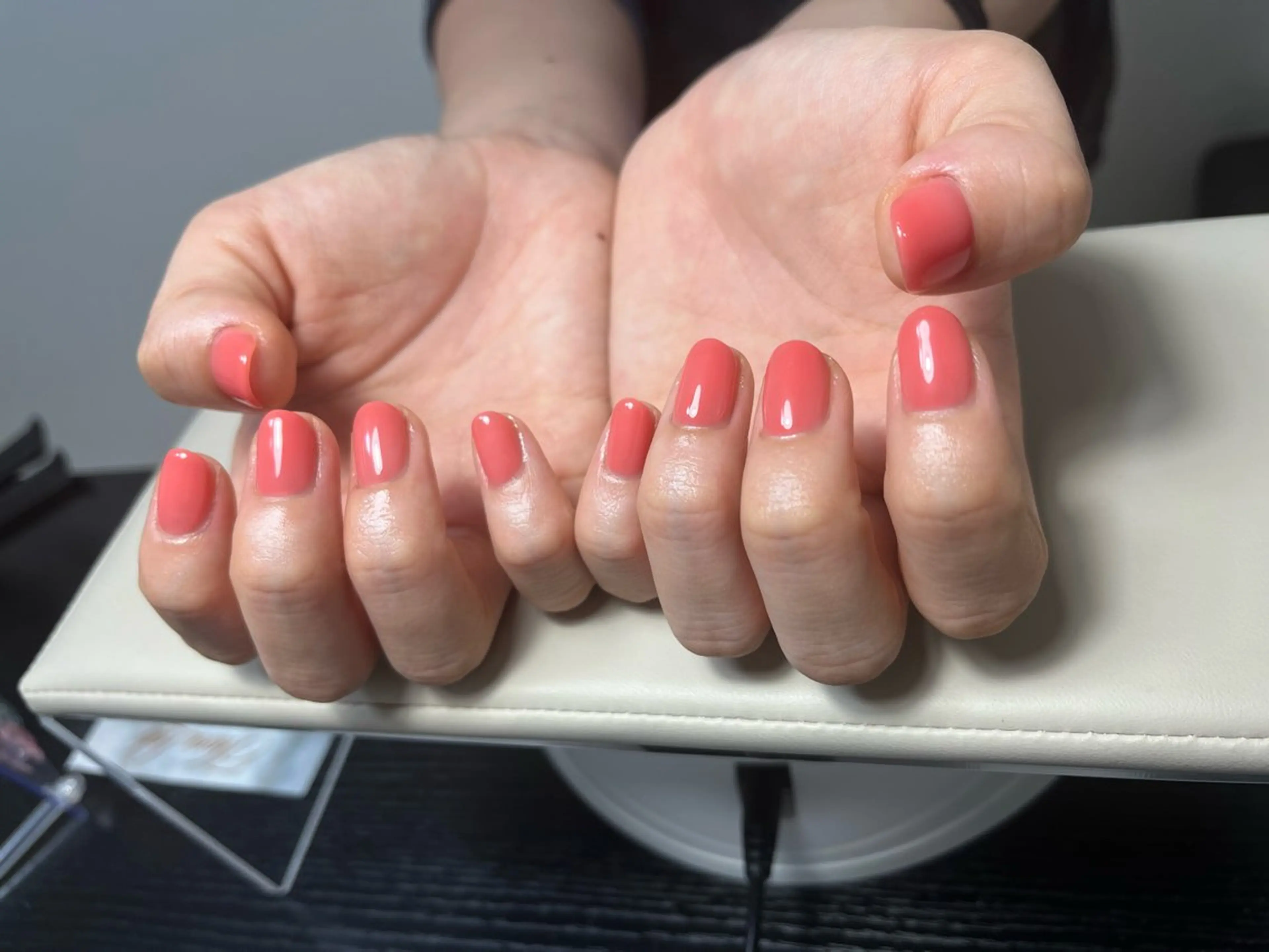 ネイル ワンカラーネイル HaneLab ꕤ︎︎·͜·のネイルデザイン