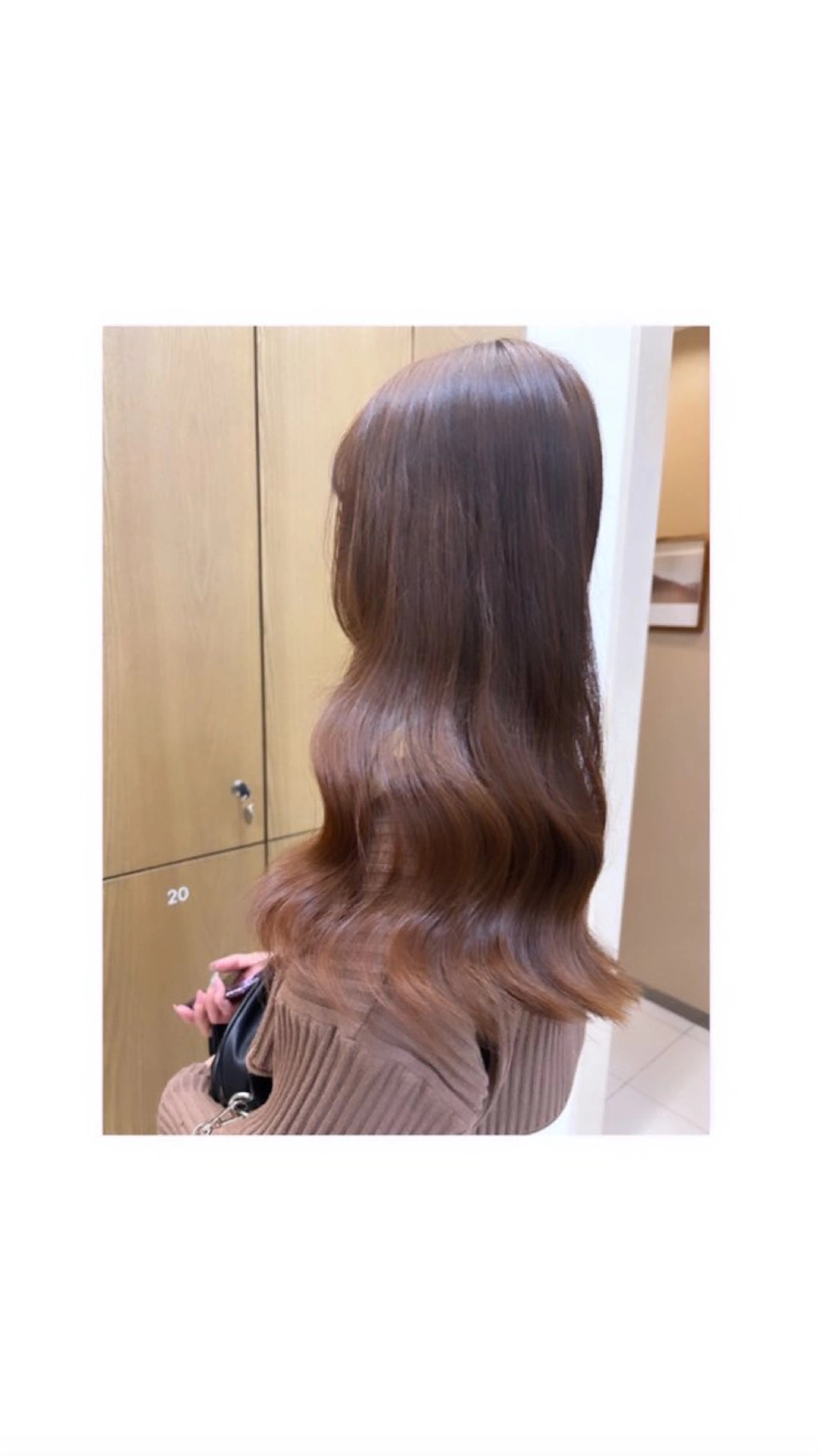 ロング カラー 寺下 佳世乃のヘアスタイル