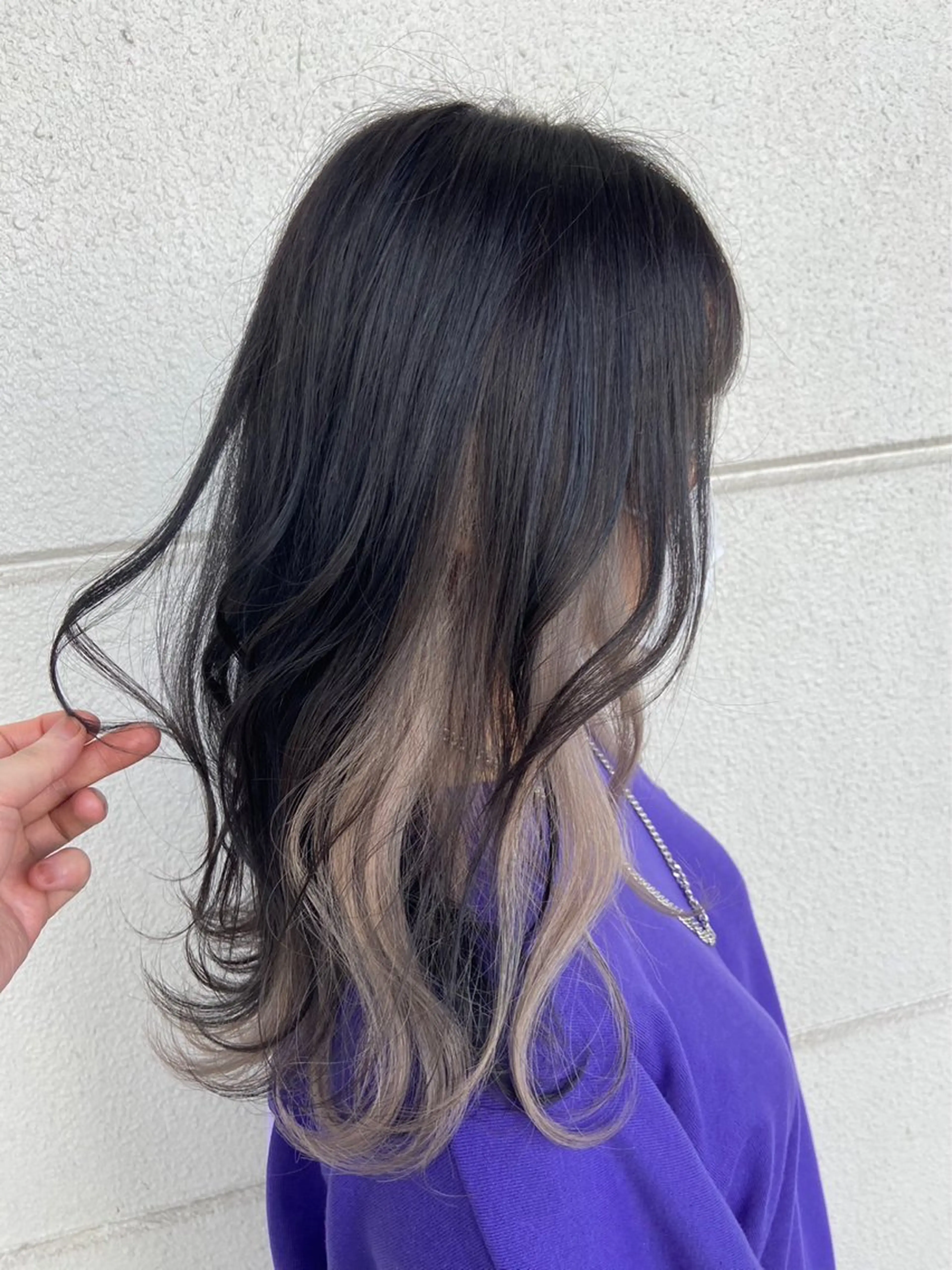 ミディアム カラー ヘアアレンジ CORE ゆうたのヘアスタイル