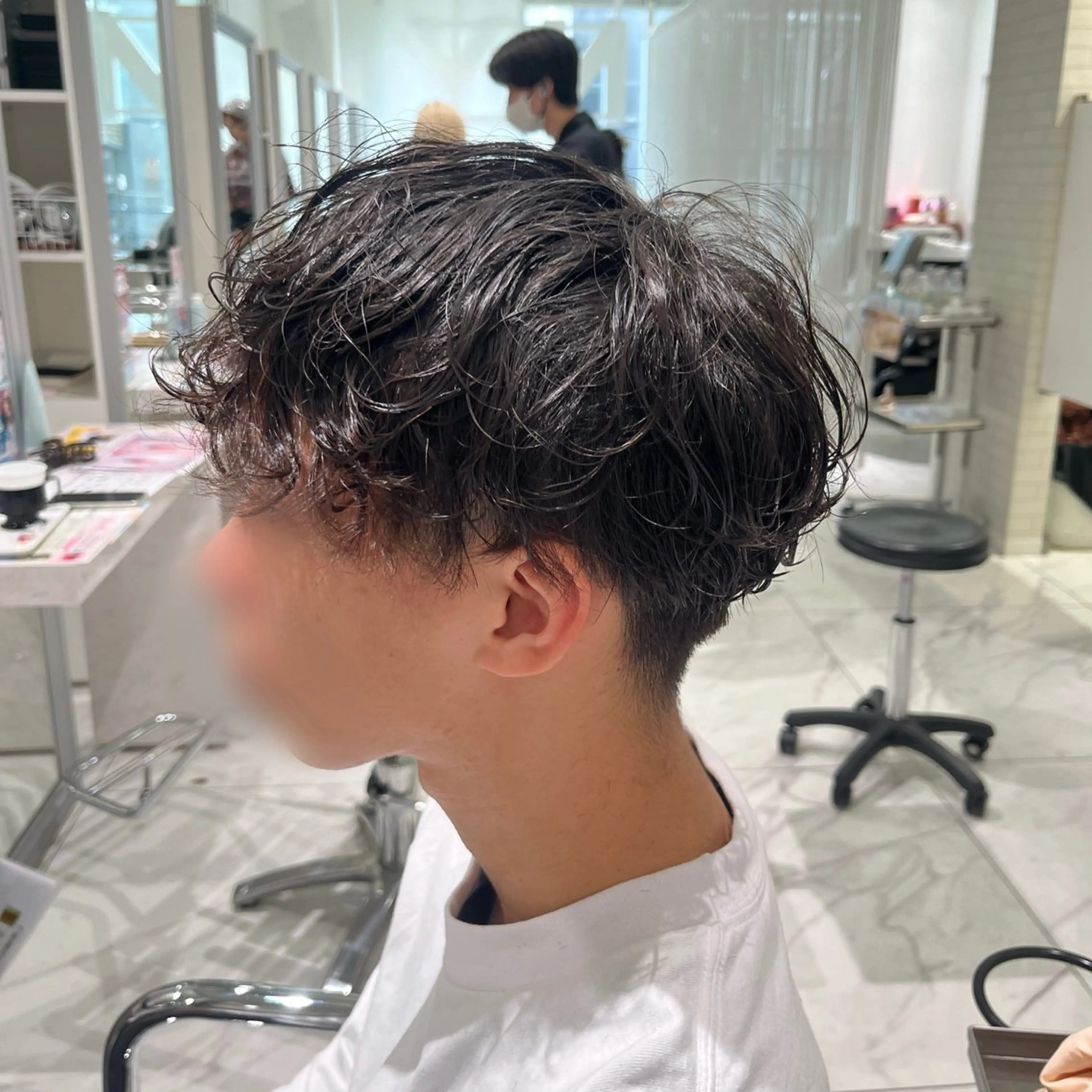 ショート パーマ メンズ メンズパーマ 橋本 七海のヘアスタイル
