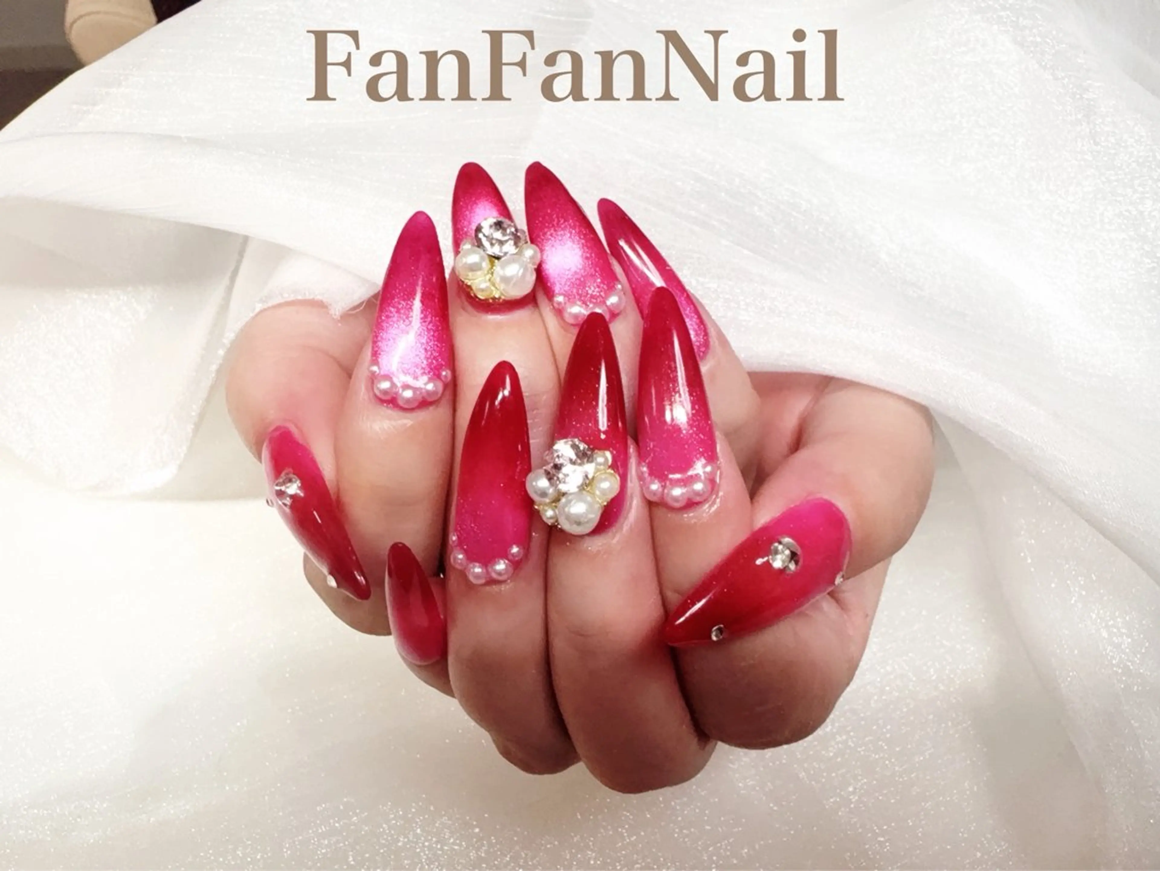 ネイル 長さ出し ネイルチップ FanFan 長さ出し専門のネイルデザイン