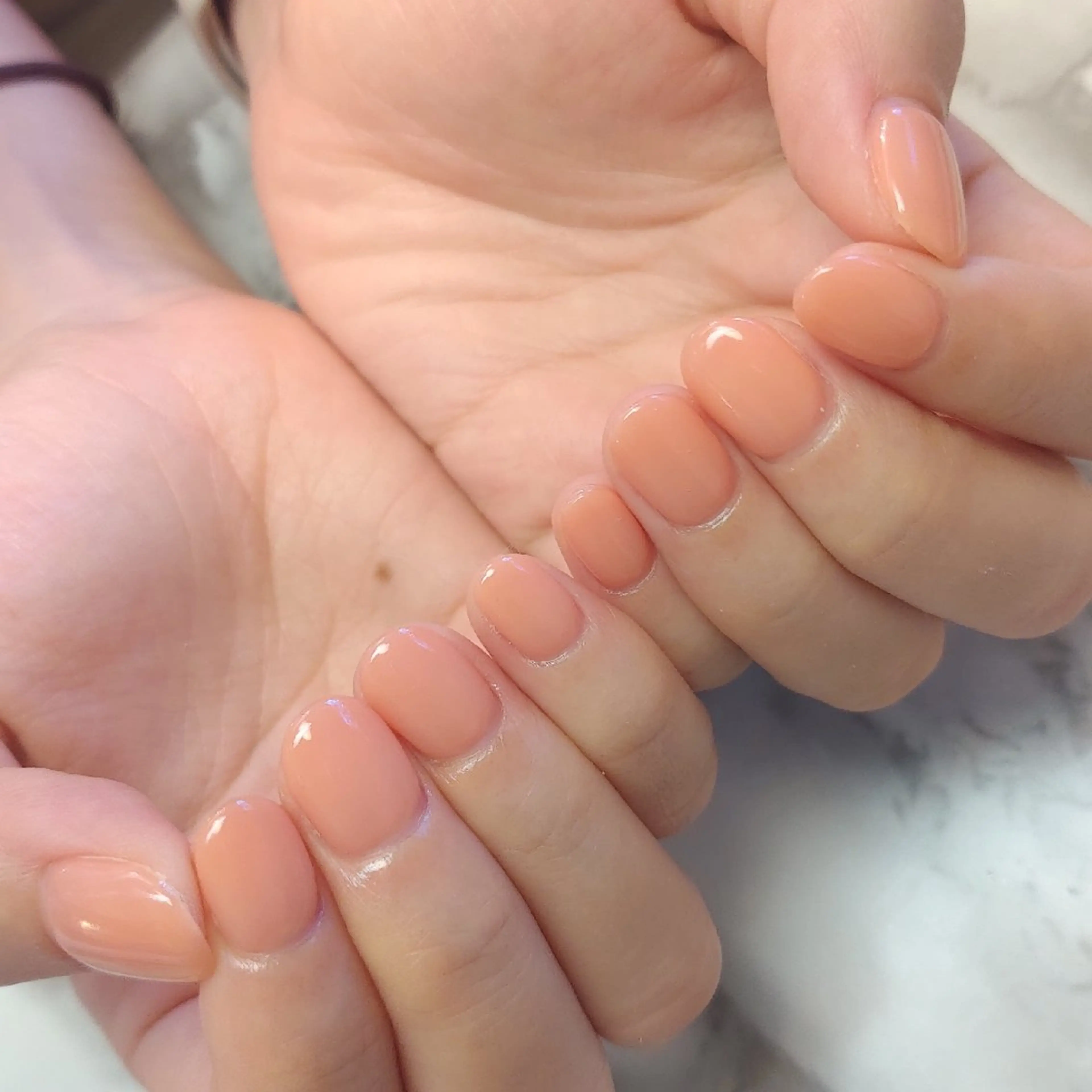 ネイル ワンカラーネイル ジェヌインネイル 河内のネイルデザイン