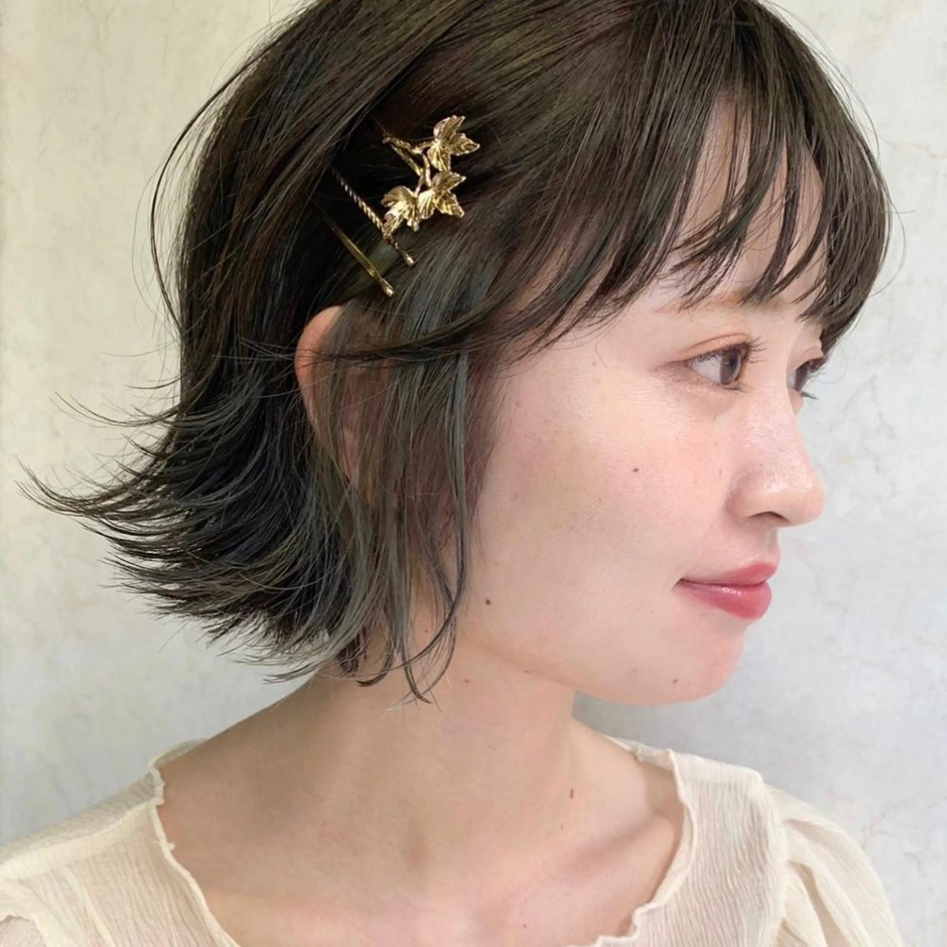 ミディアム カラー インナーカラー カット 韓国ヘア /男女☘️ 細江 美紅のヘアスタイル