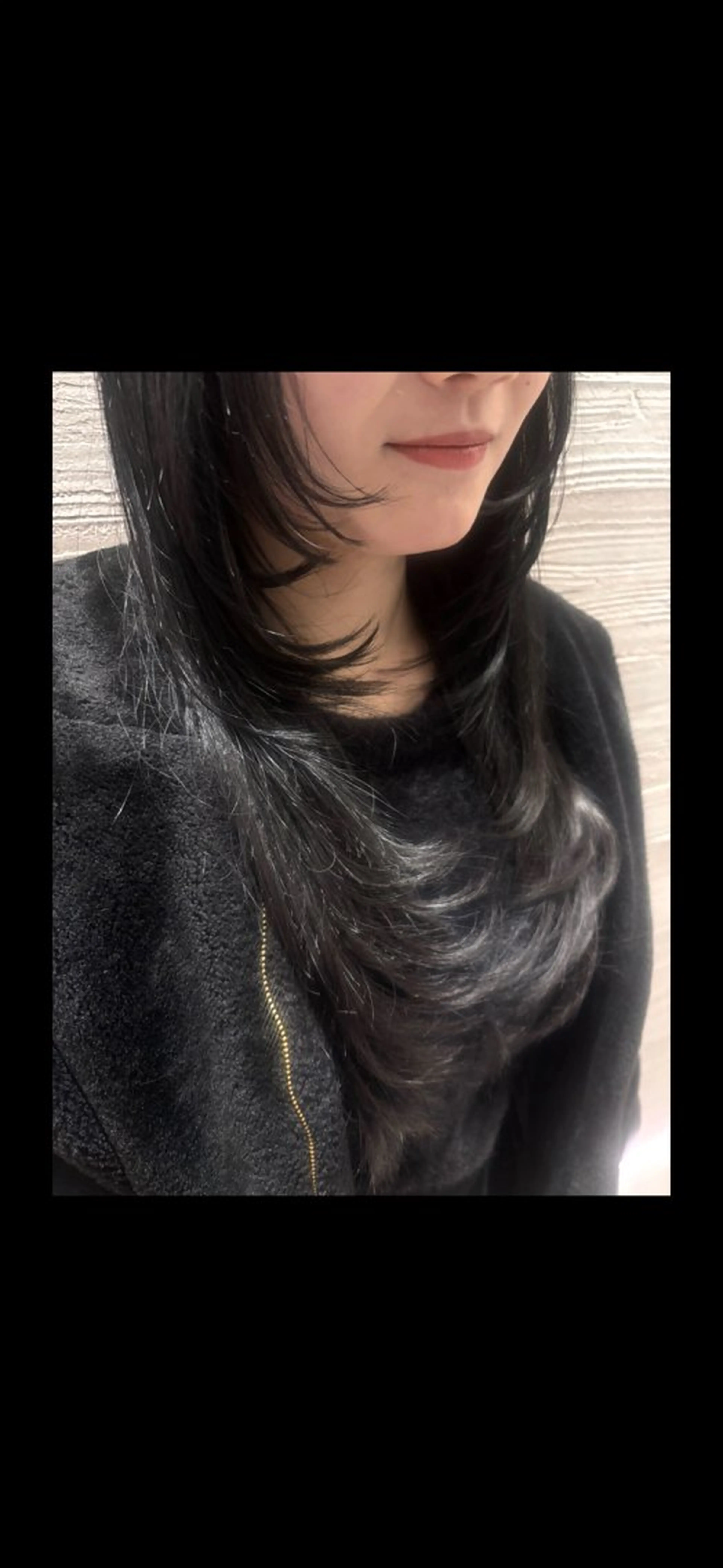 ロング ロングレイヤー 顔周りカット レイヤーカット ロング Sayumi 🪐のヘアスタイル