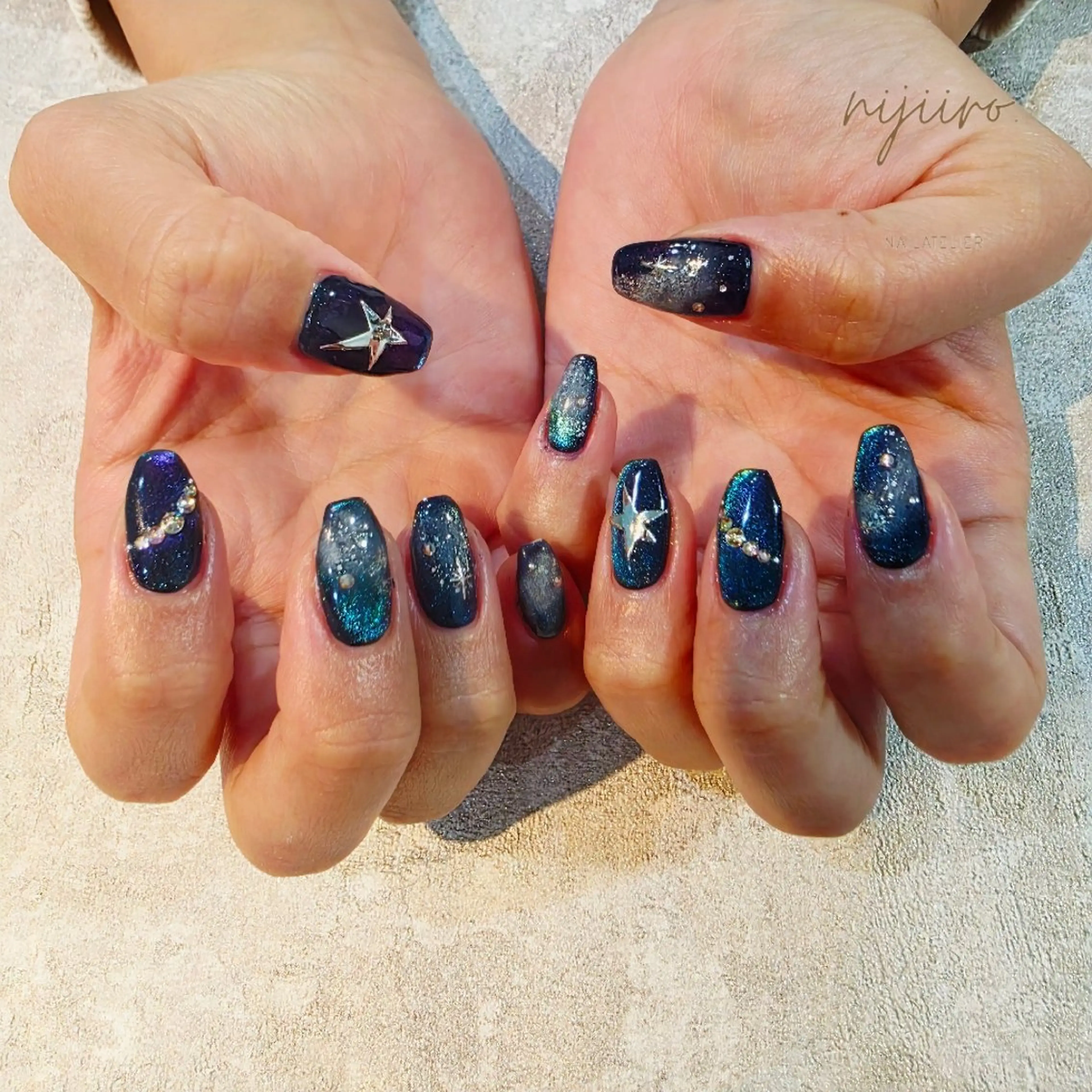 ネイル ハンドネイル nijiiro🌈 サトウのネイルデザイン