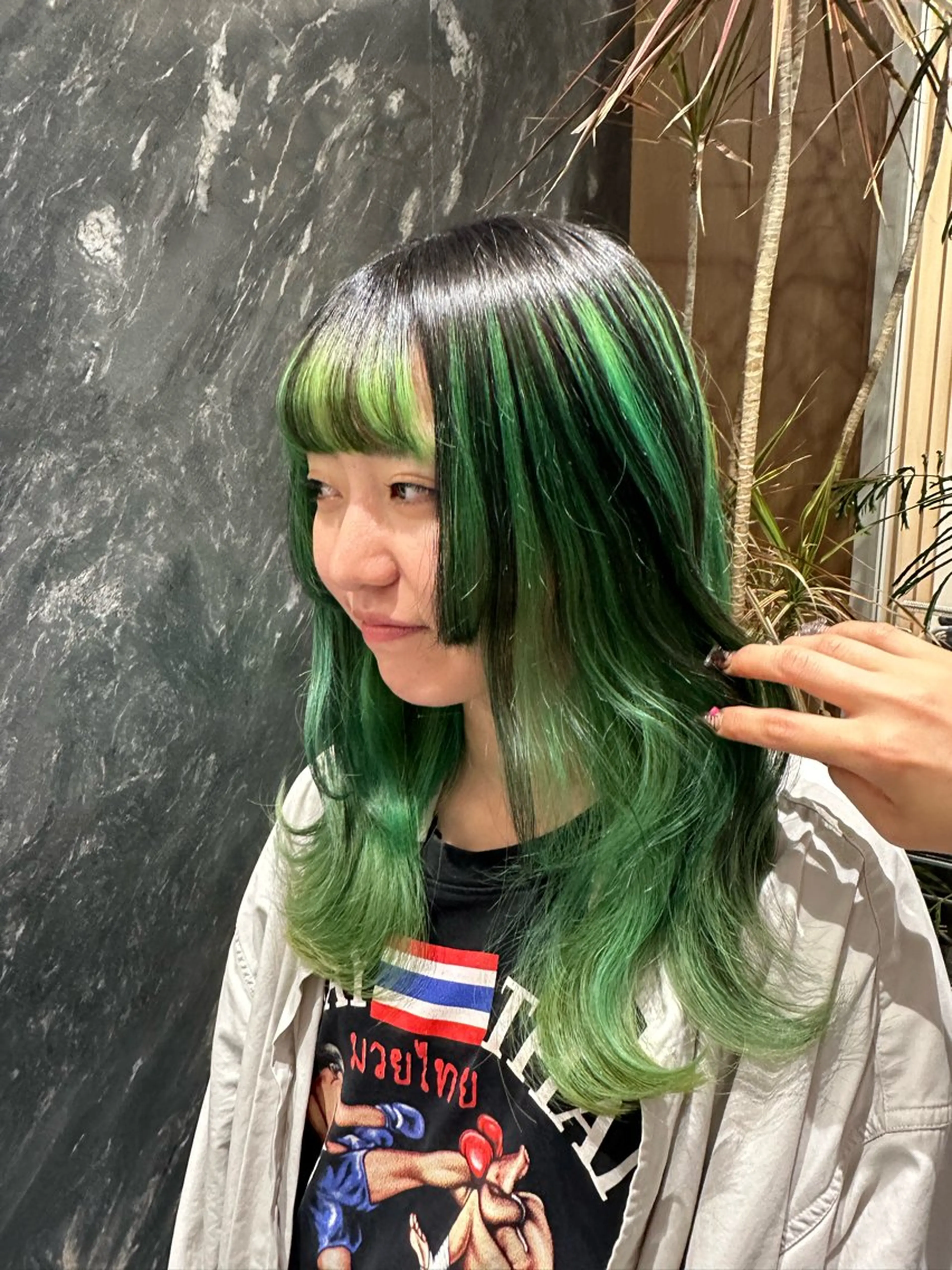 ロング カラー ブリーチ ケアブリーチ ダブルカラー ハイトーンカラー 韓国風ヘア ヘアカラー トリートメント 💋ハイトーンデザイ ンヘア💋A'nyuのヘアスタイル