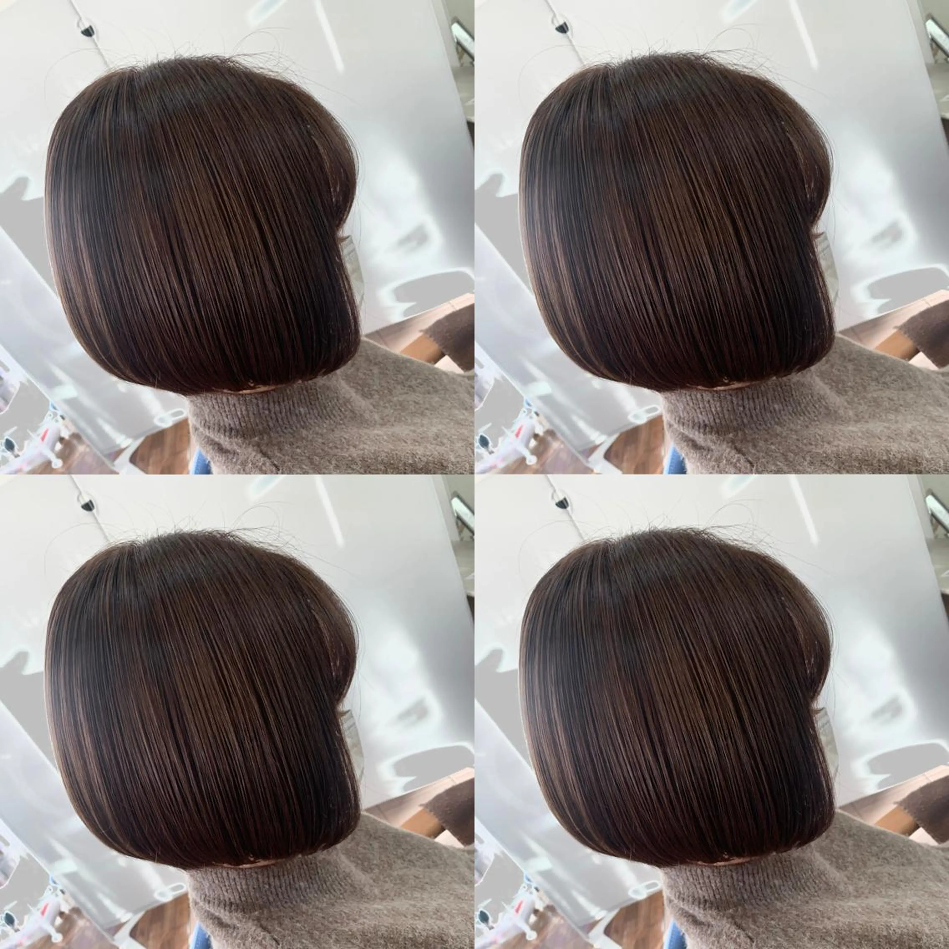 ミディアム 小澤 志穂のヘアスタイル