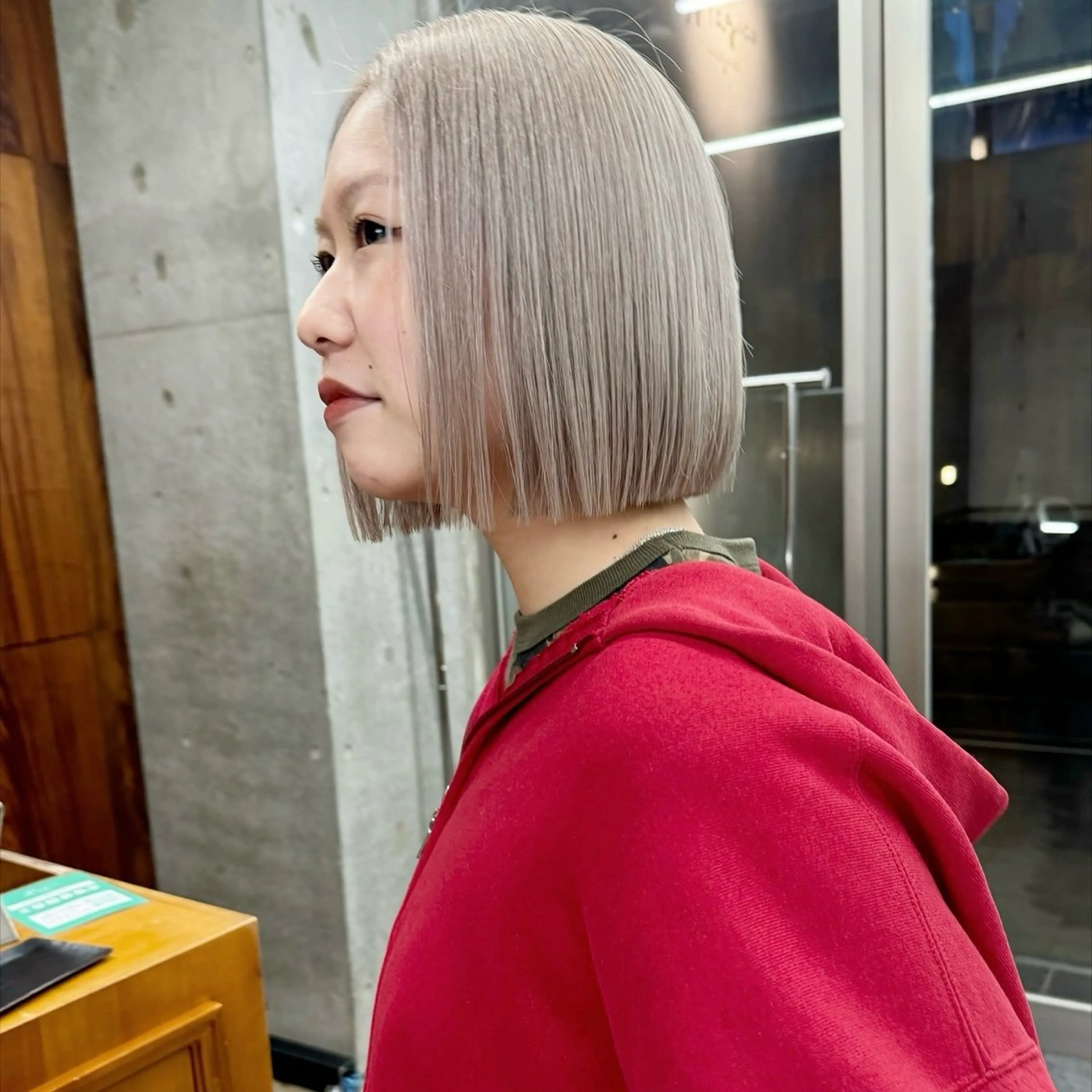 ショート カラー グレージュ カット ヘアカラー トリートメント ボブ×柔らかいカラー 🌷misaki𓍼のヘアスタイル