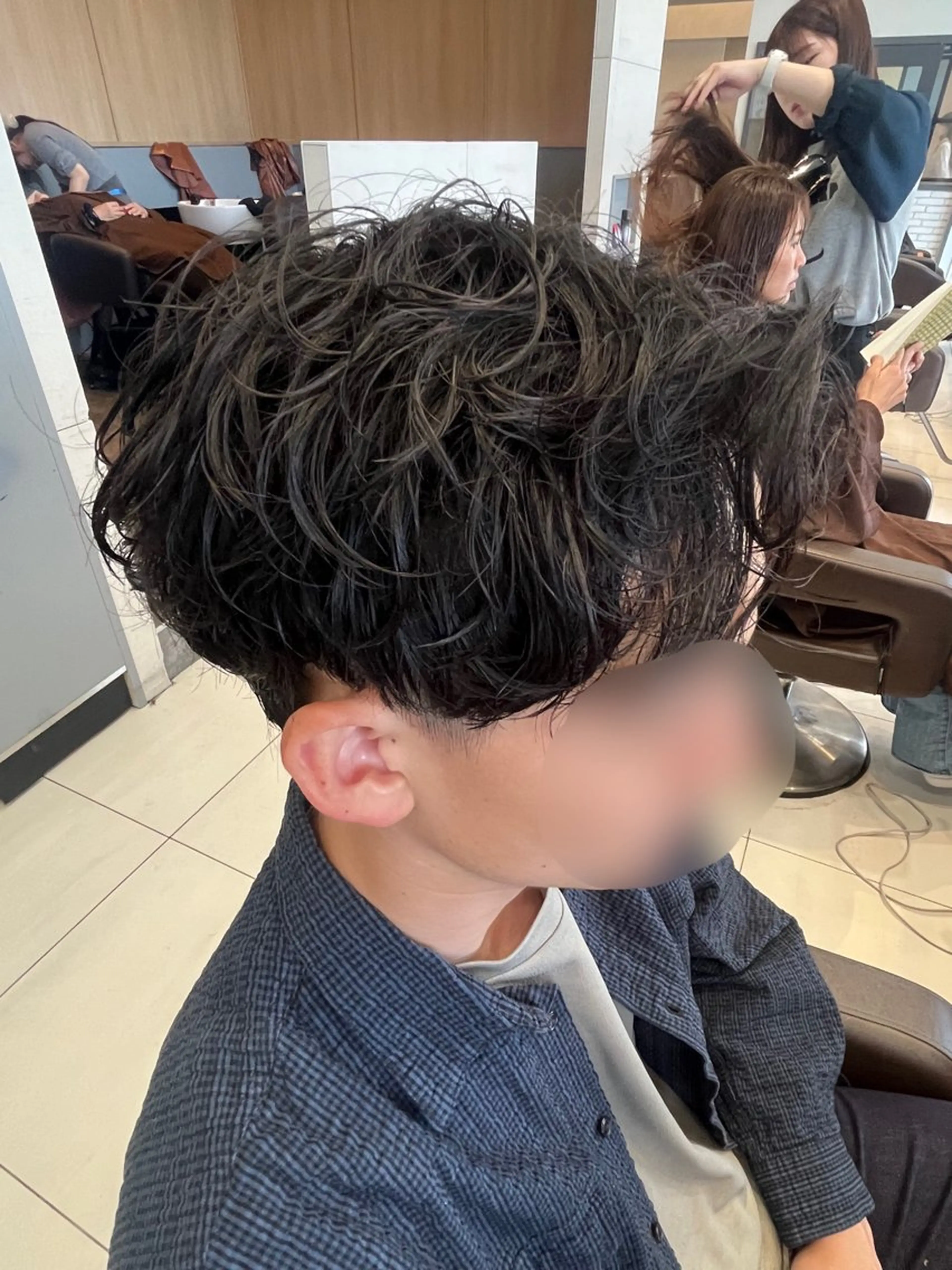 メンズ カット パーマ 小野 湊来のヘアスタイル