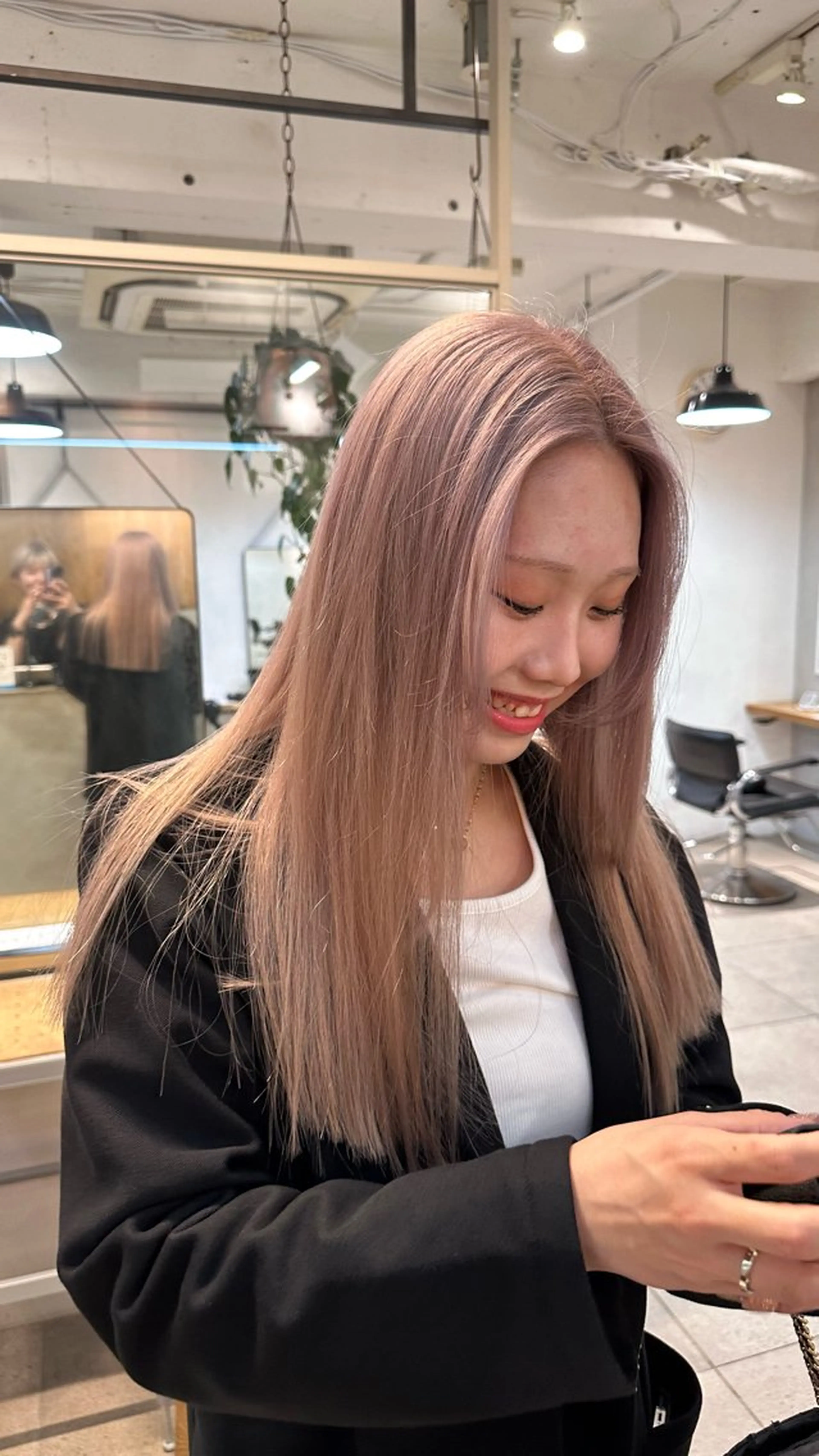 ロング カラー ヘアカラー トリートメント naturalカラー / Rukaのヘアスタイル