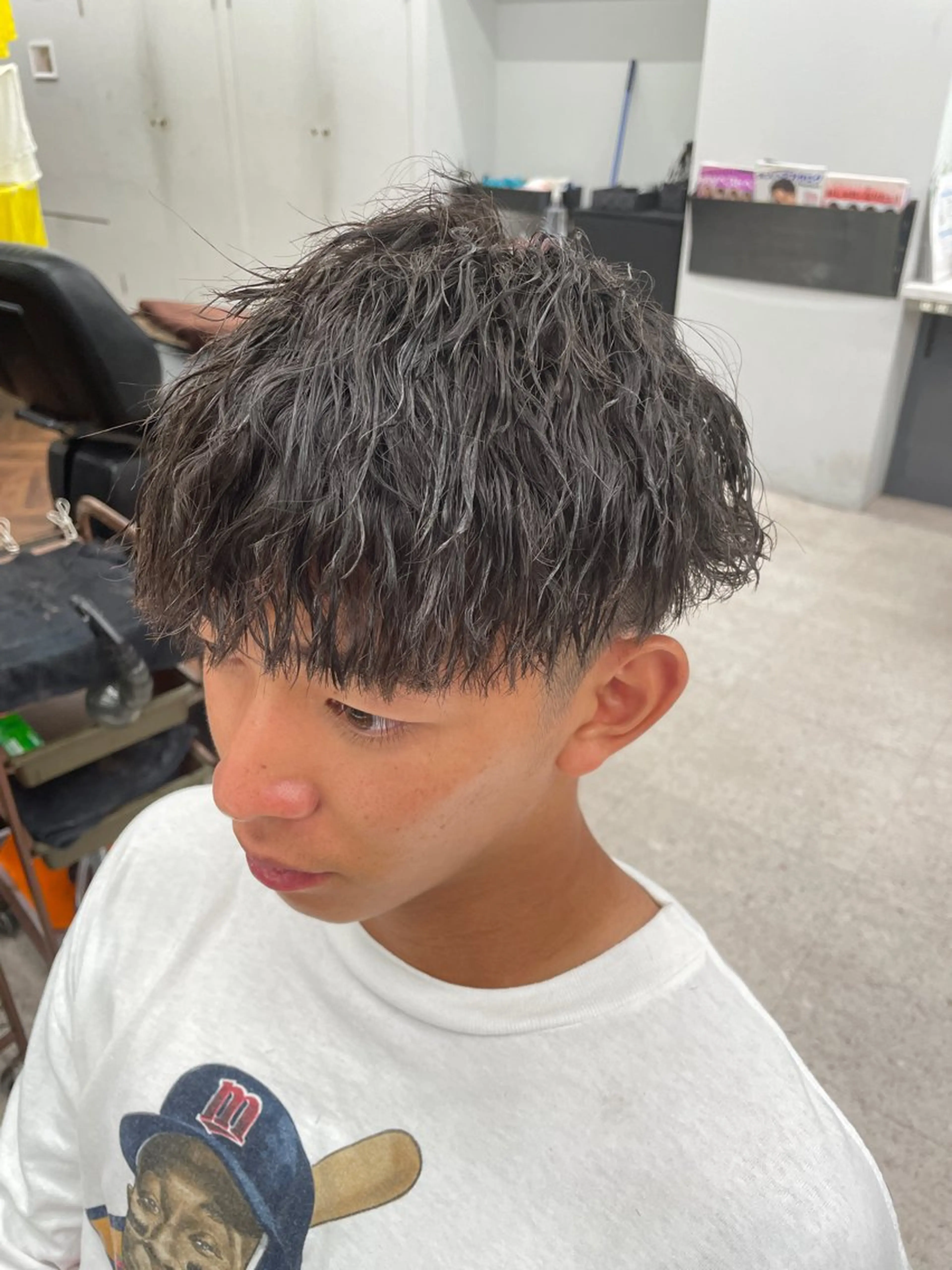 パーマ メンズ カット パーマ メンズスタイリスト✨ 助川龍哉のヘアスタイル