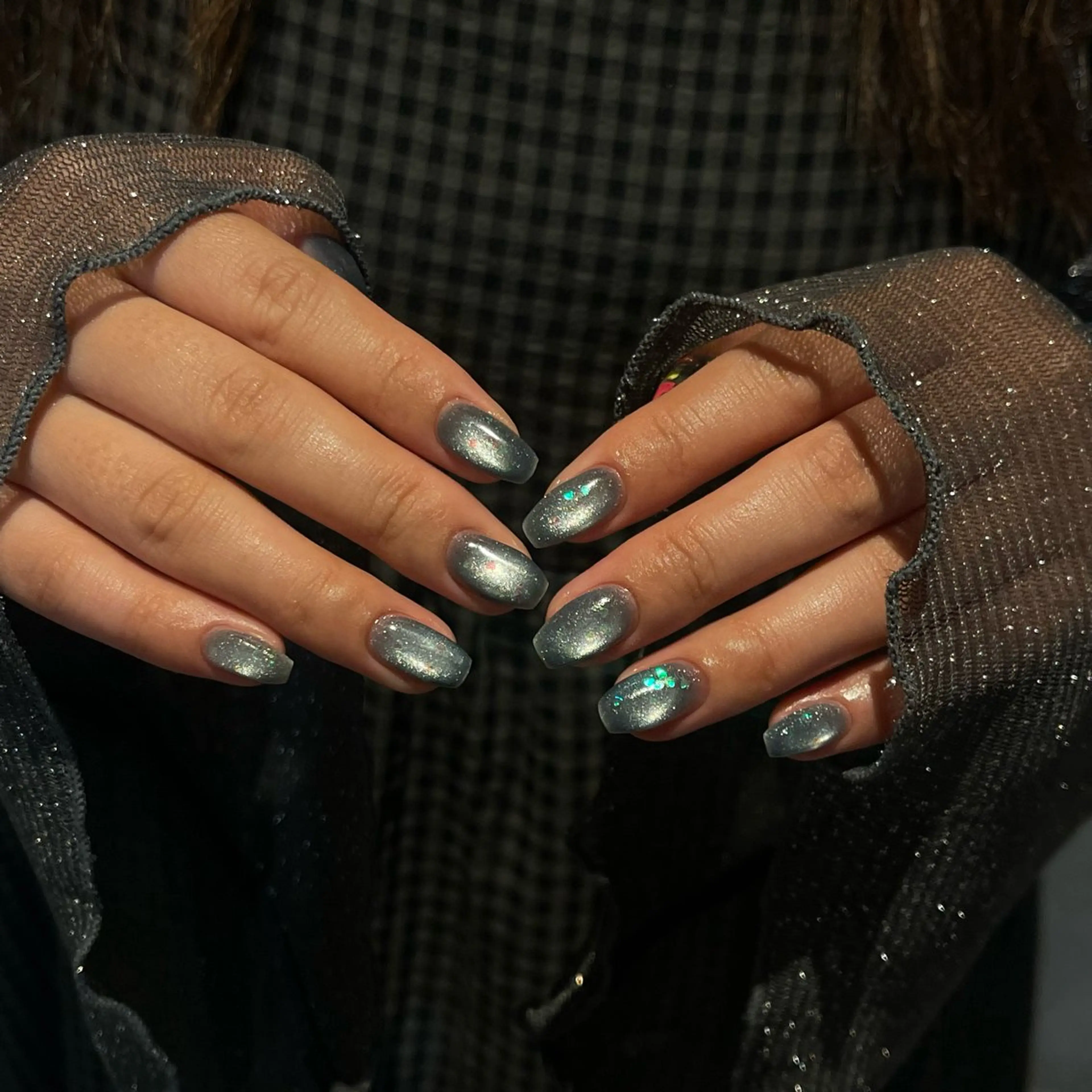 ネイル マグネットネイル ハンドネイル N°_shuri 【nail】のネイルデザイン