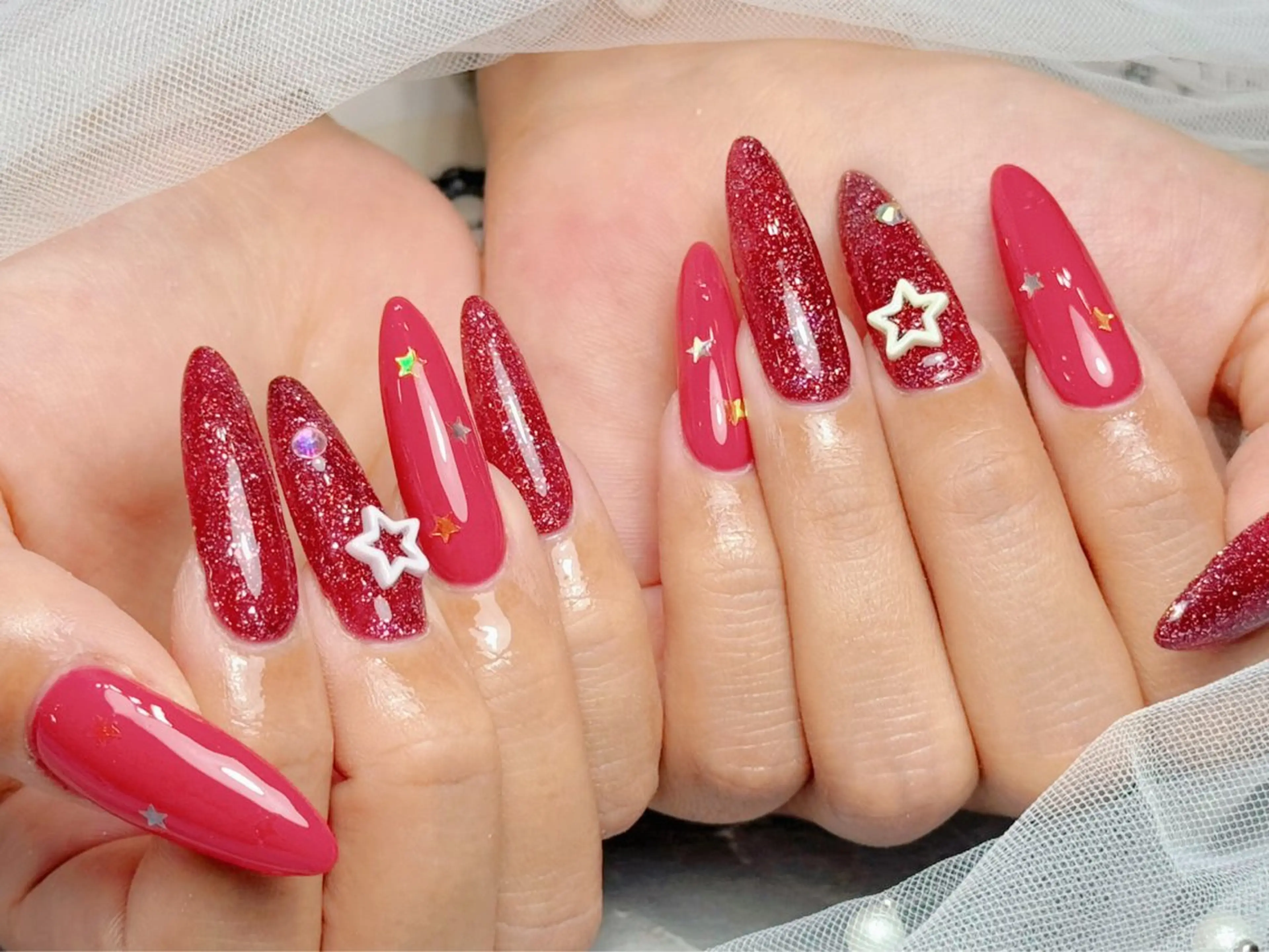 ネイル マジック ミラーのネイルデザイン