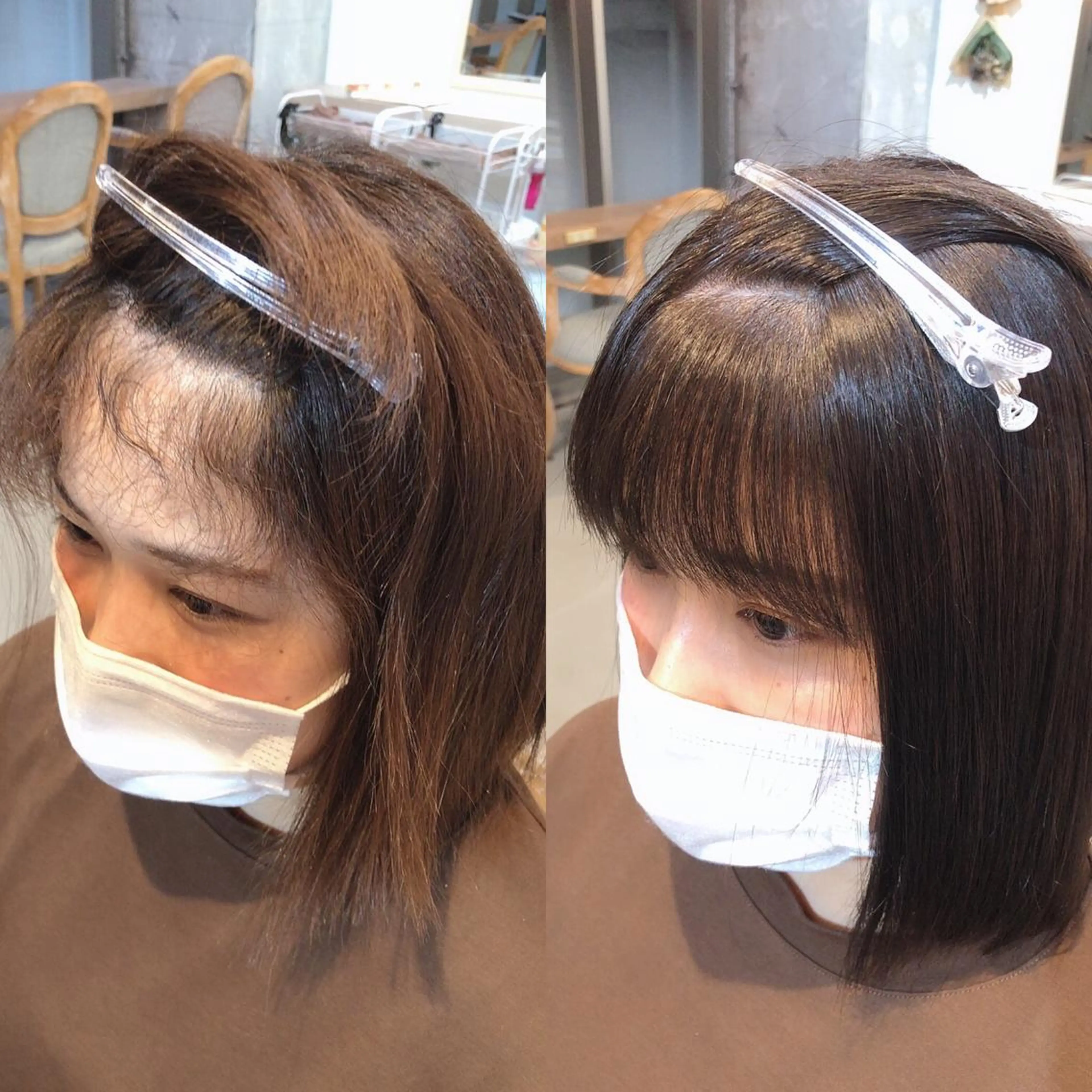 ミディアム 髪質改善/縮毛矯正 /恵比寿/横山将大のヘアスタイル