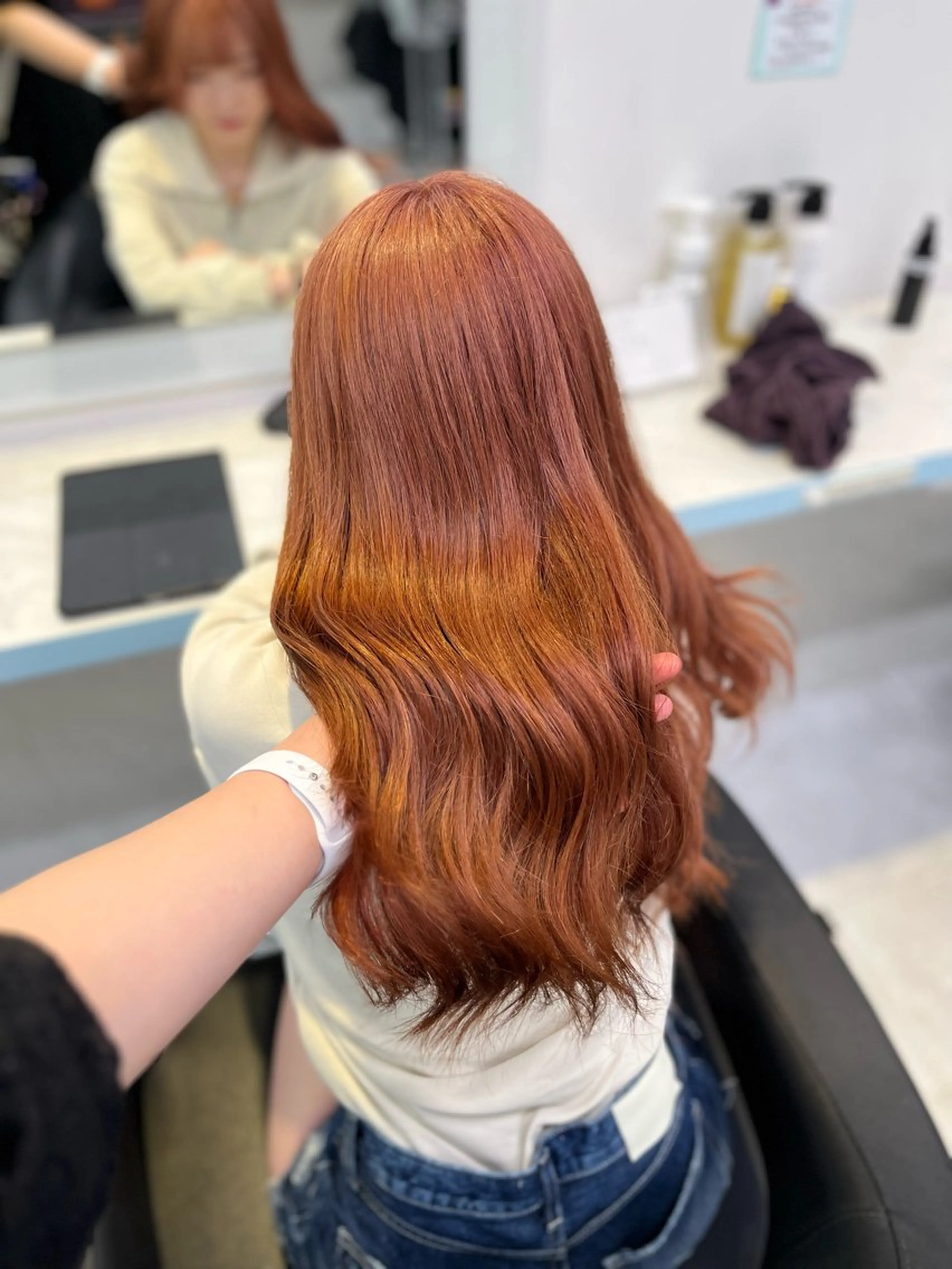 ロング カラー ヘアアレンジ 愛されカラー🩷 はるなのヘアスタイル