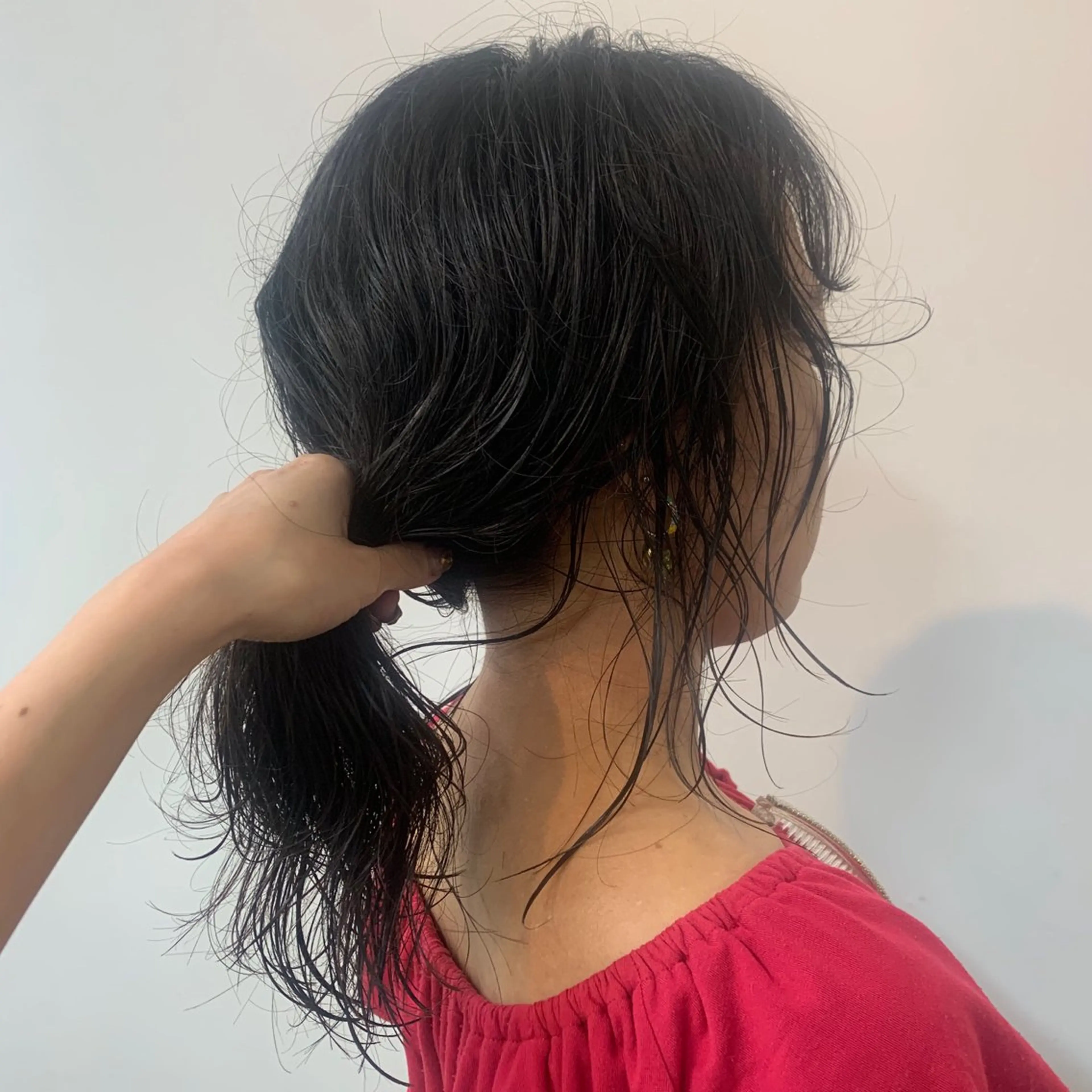 ミディアム ミディアムパーマ 末次 史奈のヘアスタイル