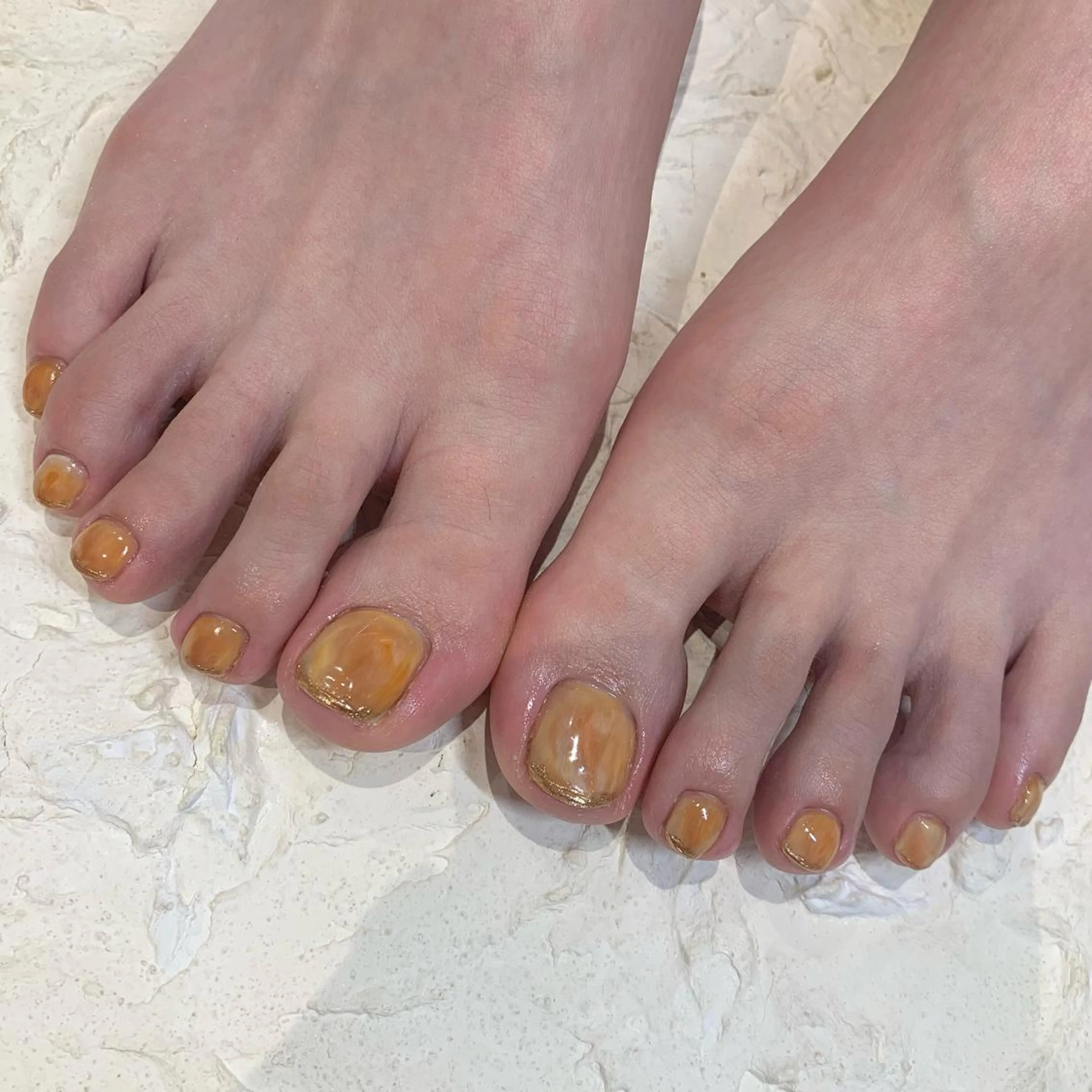 ネイル フットネイル マキノ ユイのネイルデザイン