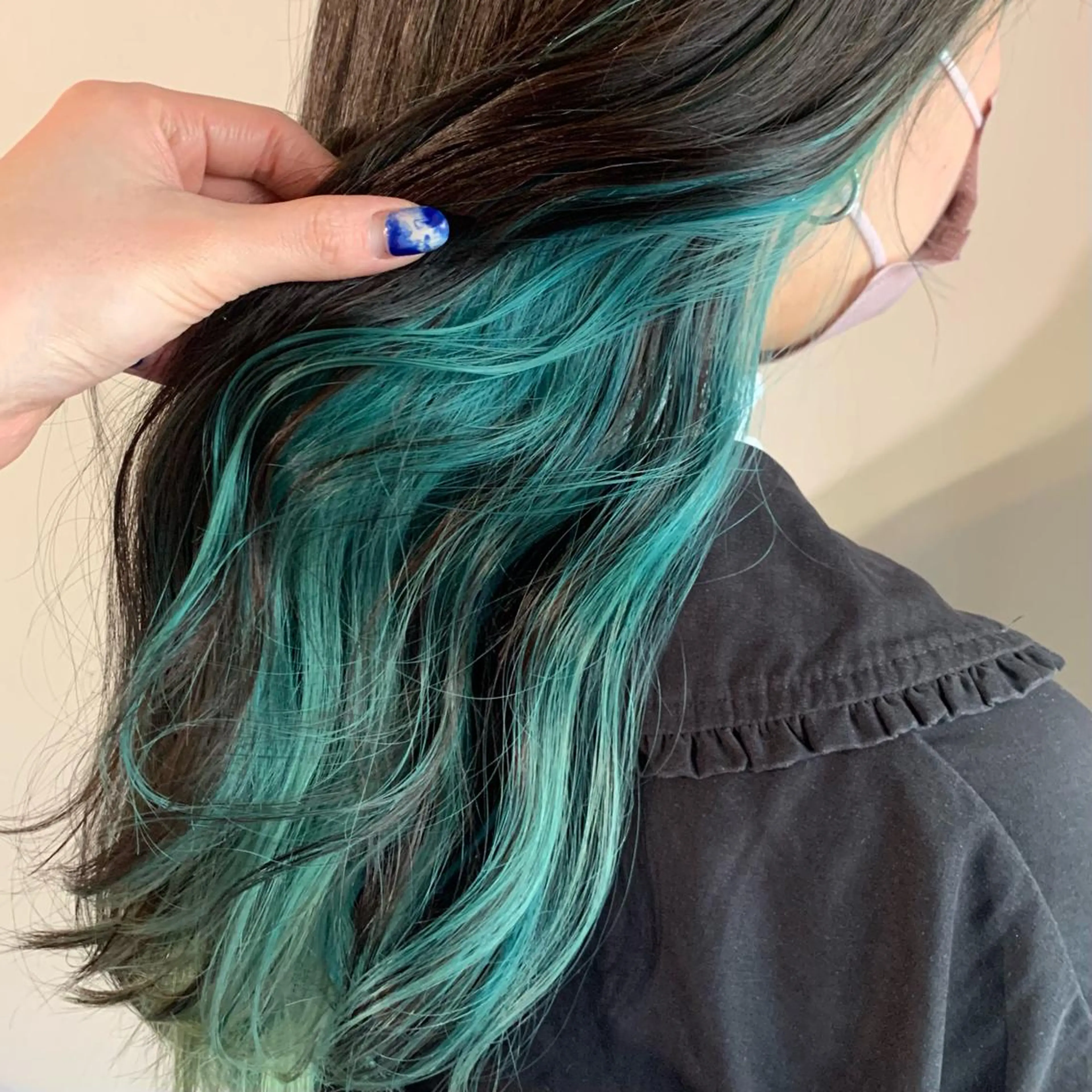 ミディアム カラー ミディアムパーマ バレイヤージュ ブリーチ ケアブリーチ ダブルカラー カット ヘアカラー トリートメント ☀️Luana☀️ 公式/大通のヘアスタイル