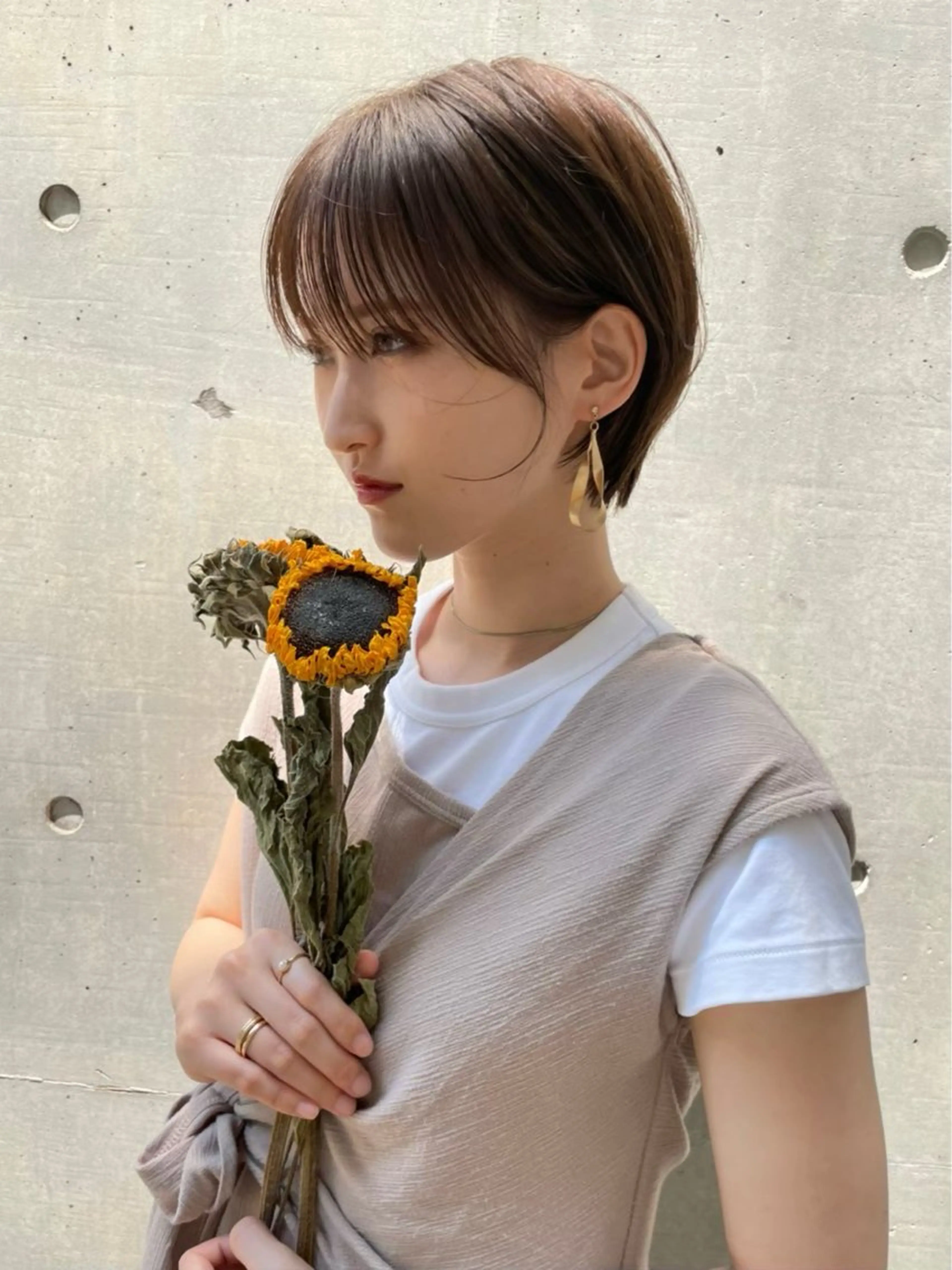 ショート GIEN Nu ＋ 平馬和奈のヘアスタイル
