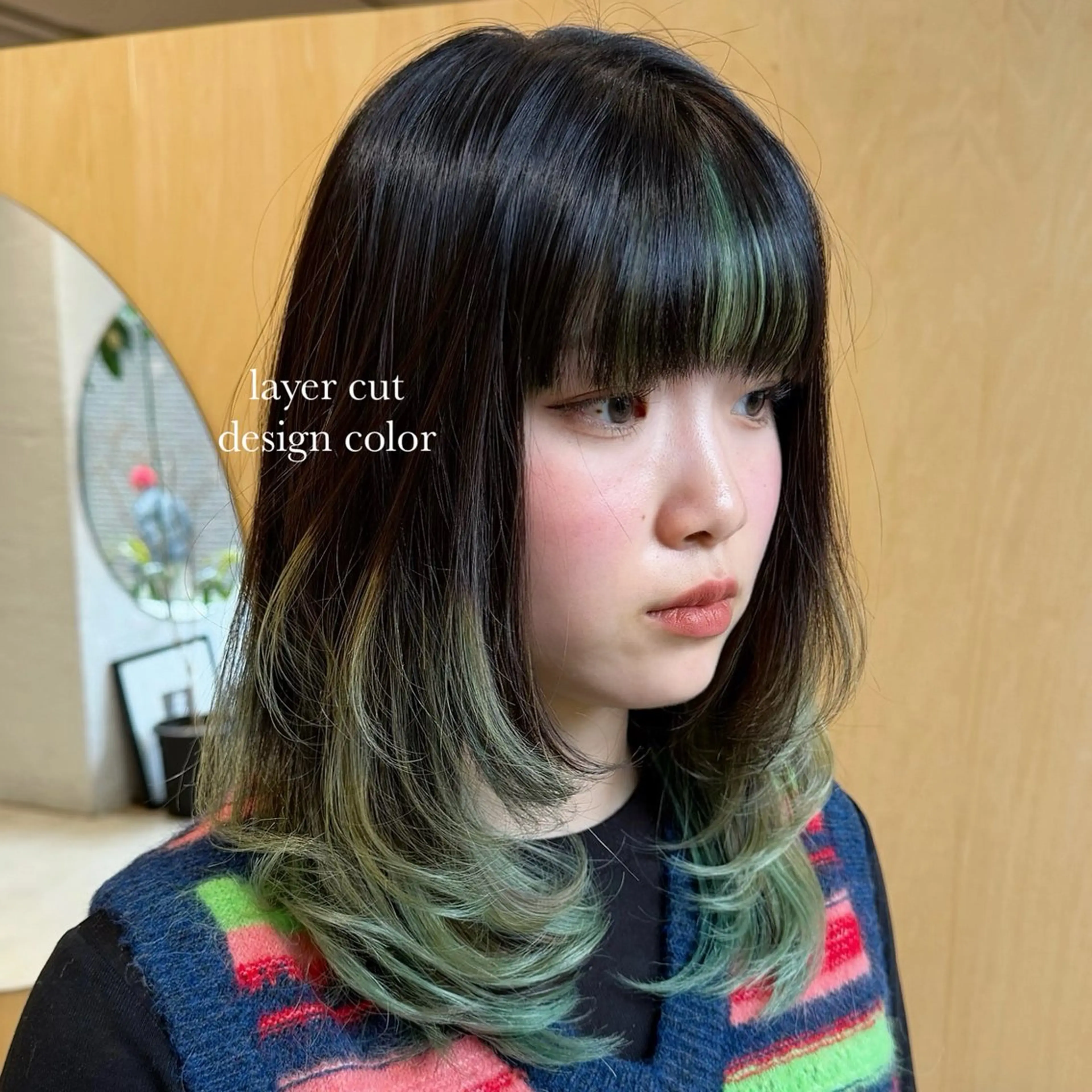ミディアム カラー ヘアカラー トリートメント 🌈艶ハイトーン🌈 心を込めます🤝涼介のヘアスタイル