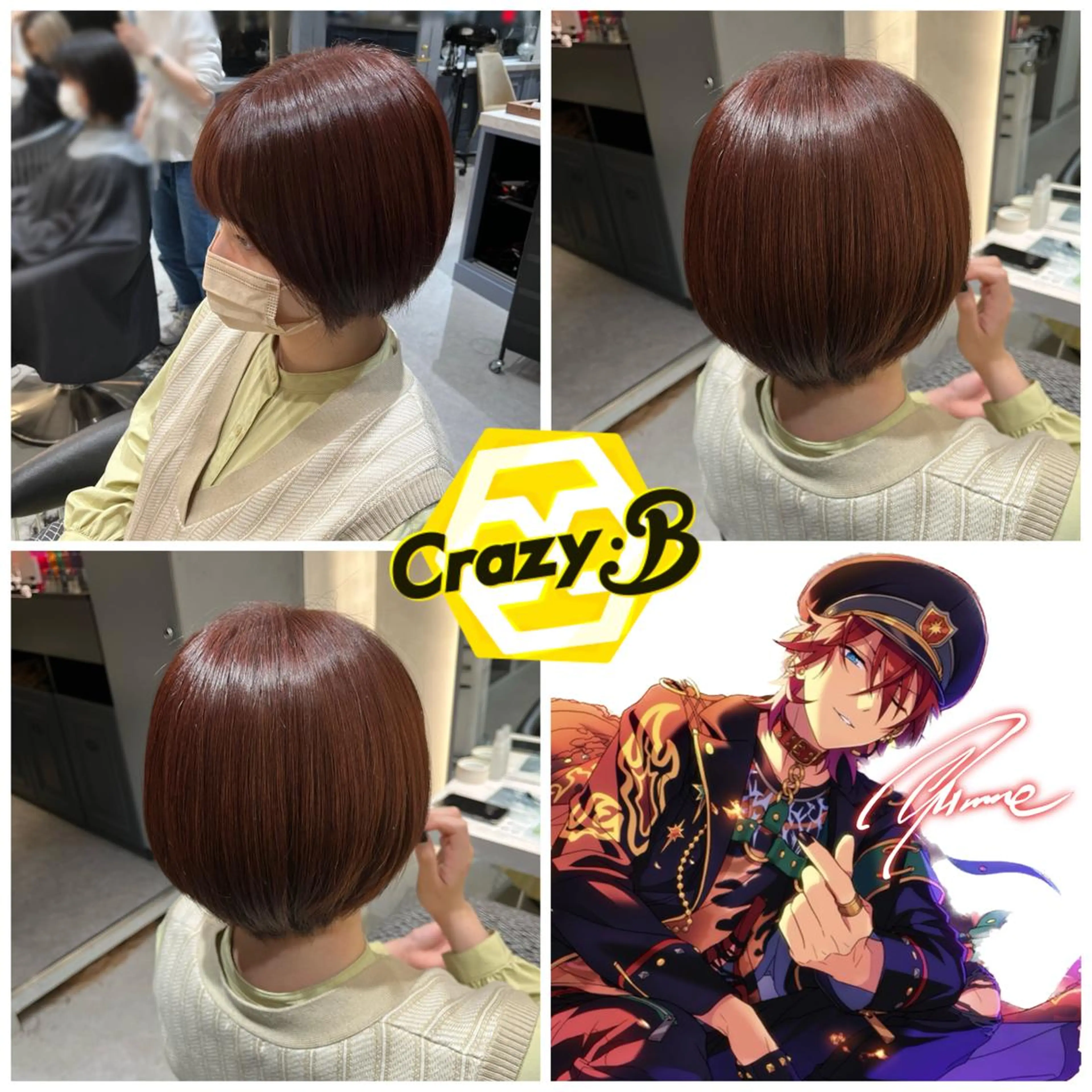 ショート カラー 🩶sayumi🩶 ボブ/美髪矯正/柏のヘアスタイル