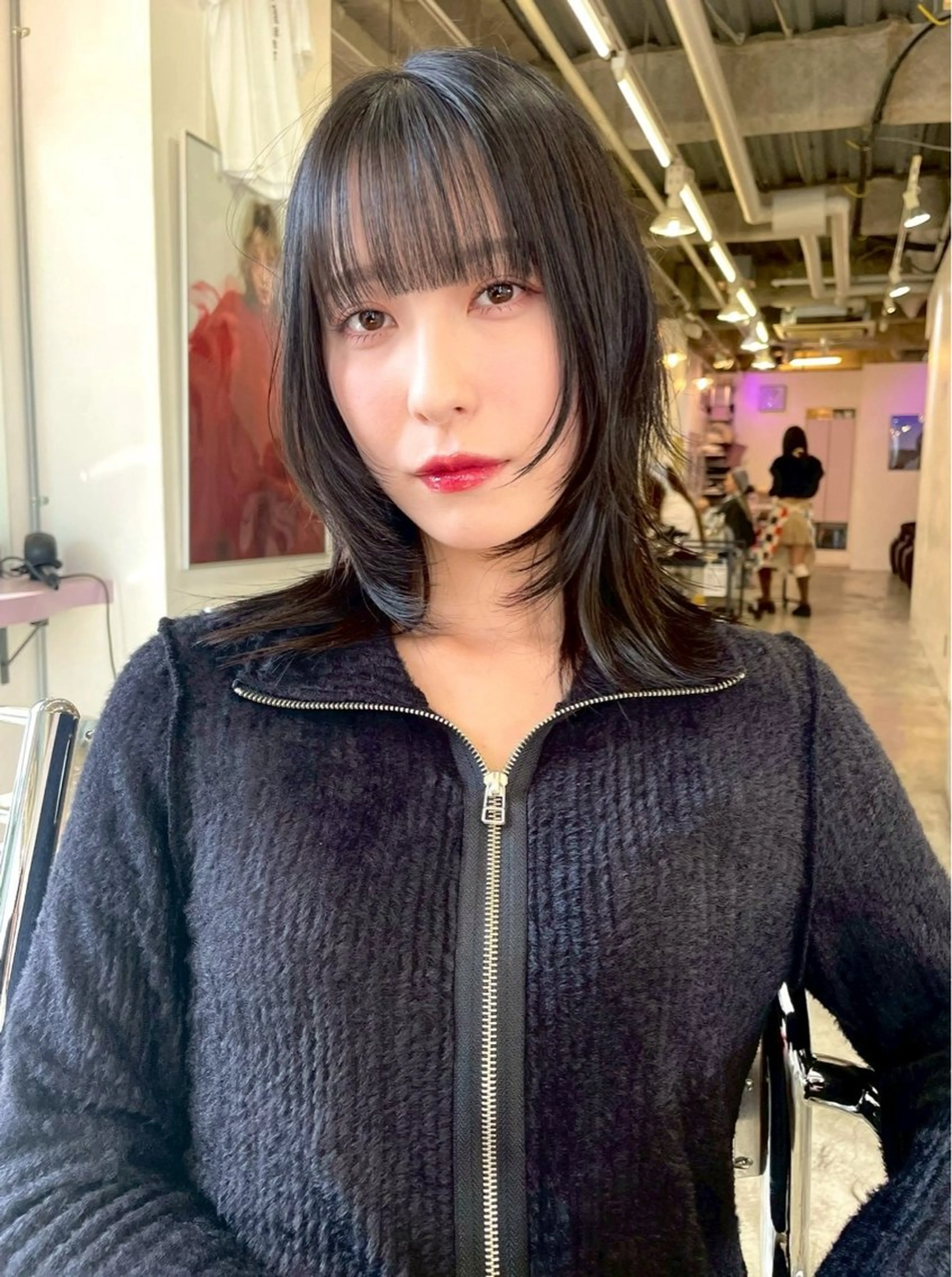 ミディアム ness／ rinaのヘアスタイル