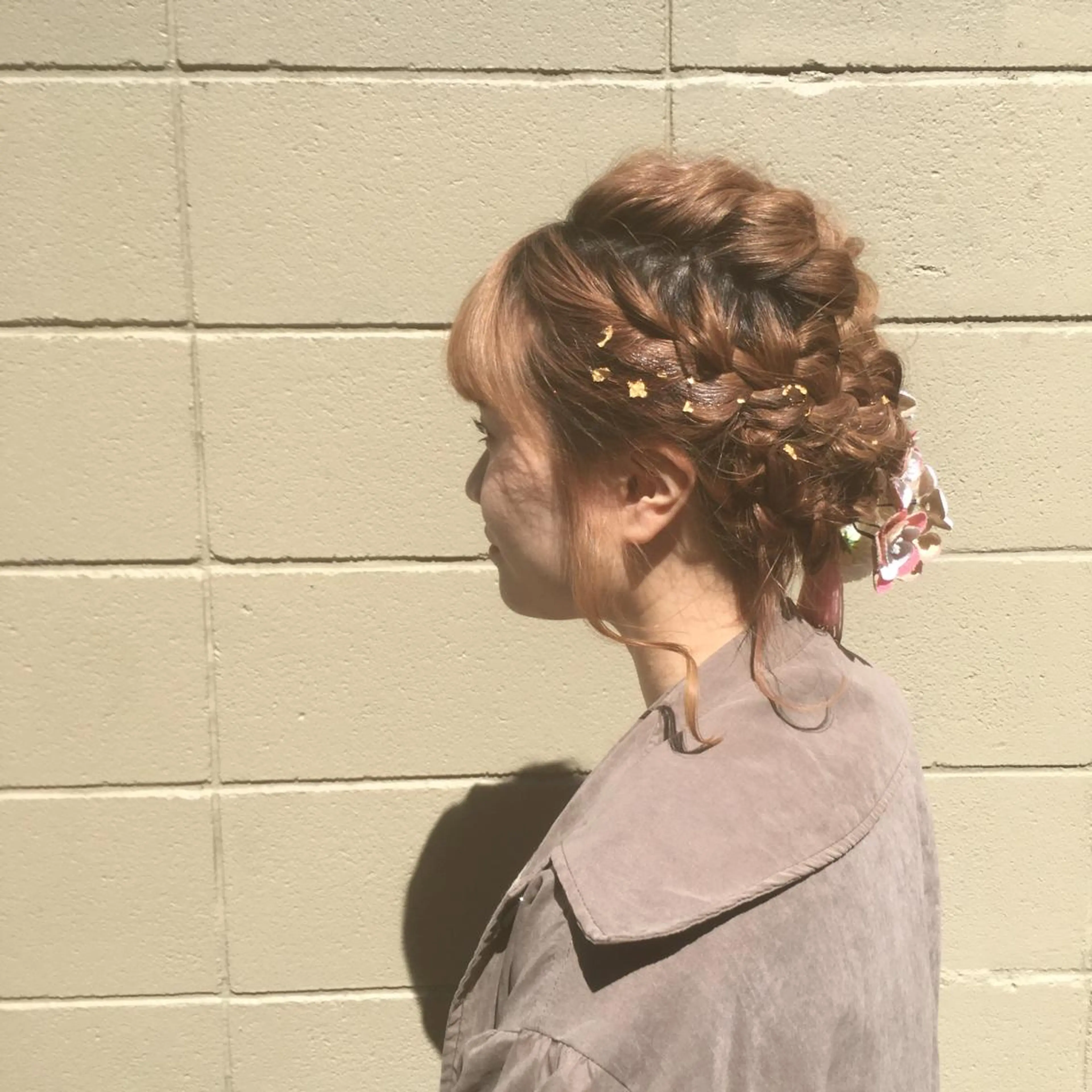 ミディアム ヘアアレンジ ヘアセット しのはら まどかのヘアスタイル