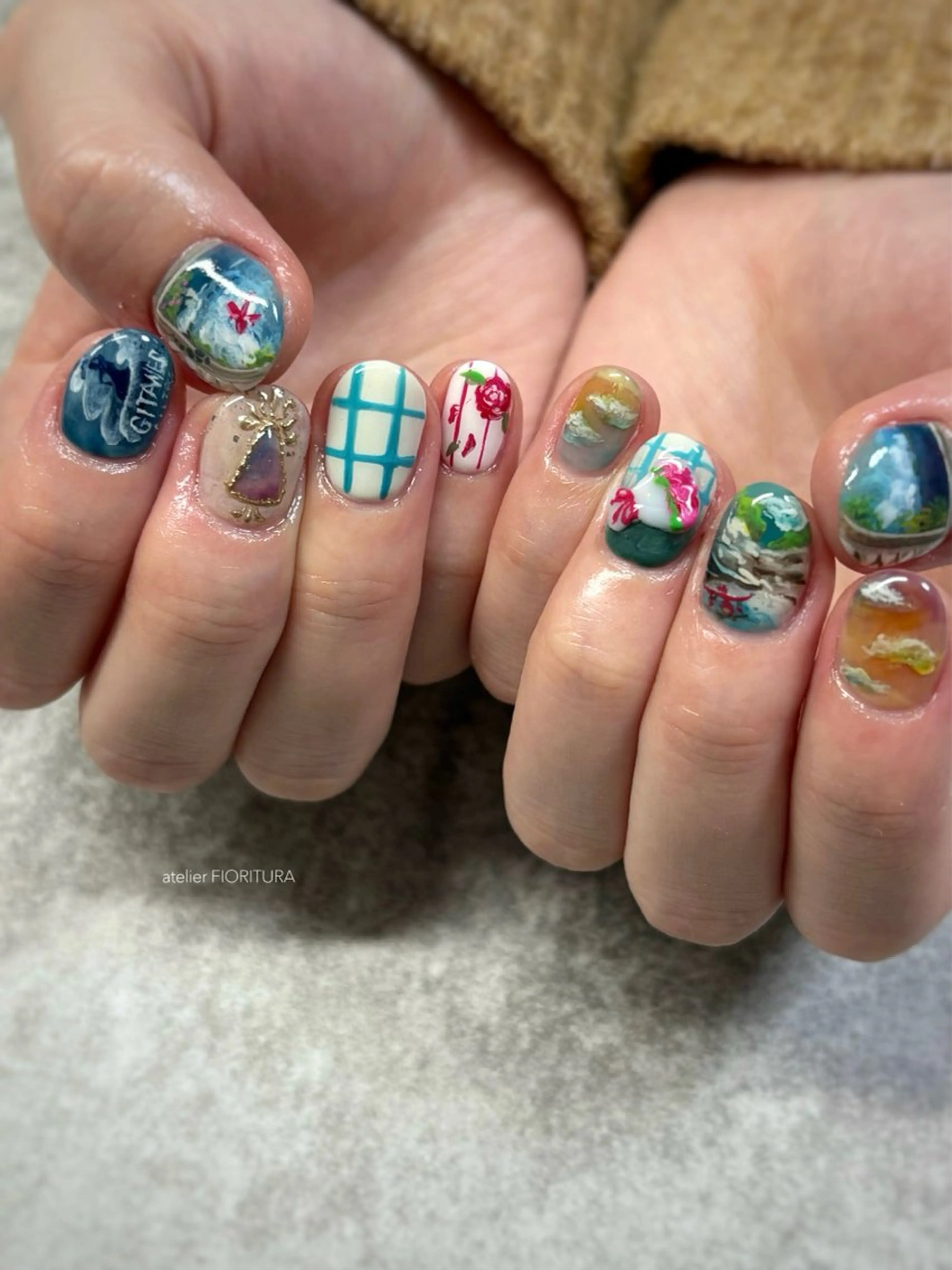 ネイル ハンドネイル FIORITURA Maikoのネイルデザイン