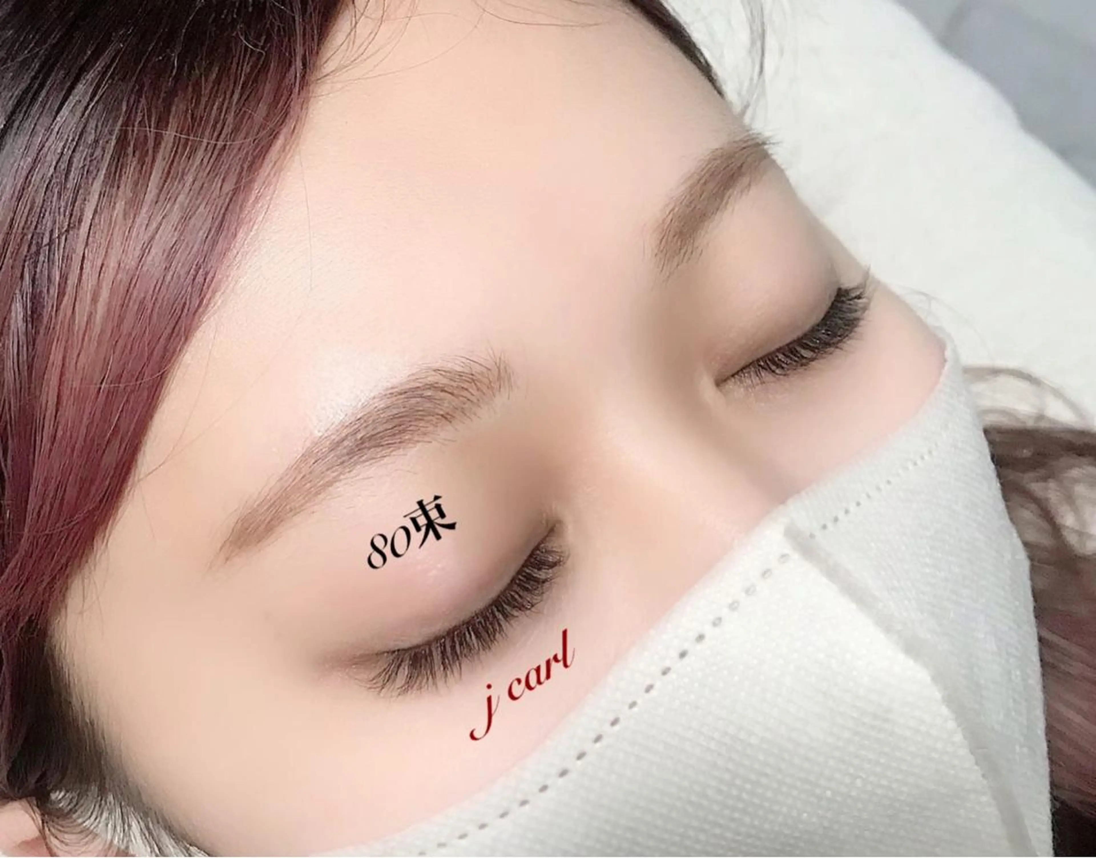 マツエク・マツパ Jカール セクシー ボリュームラッシュ eyelash presh yukaのマツエク・マツパデザイン