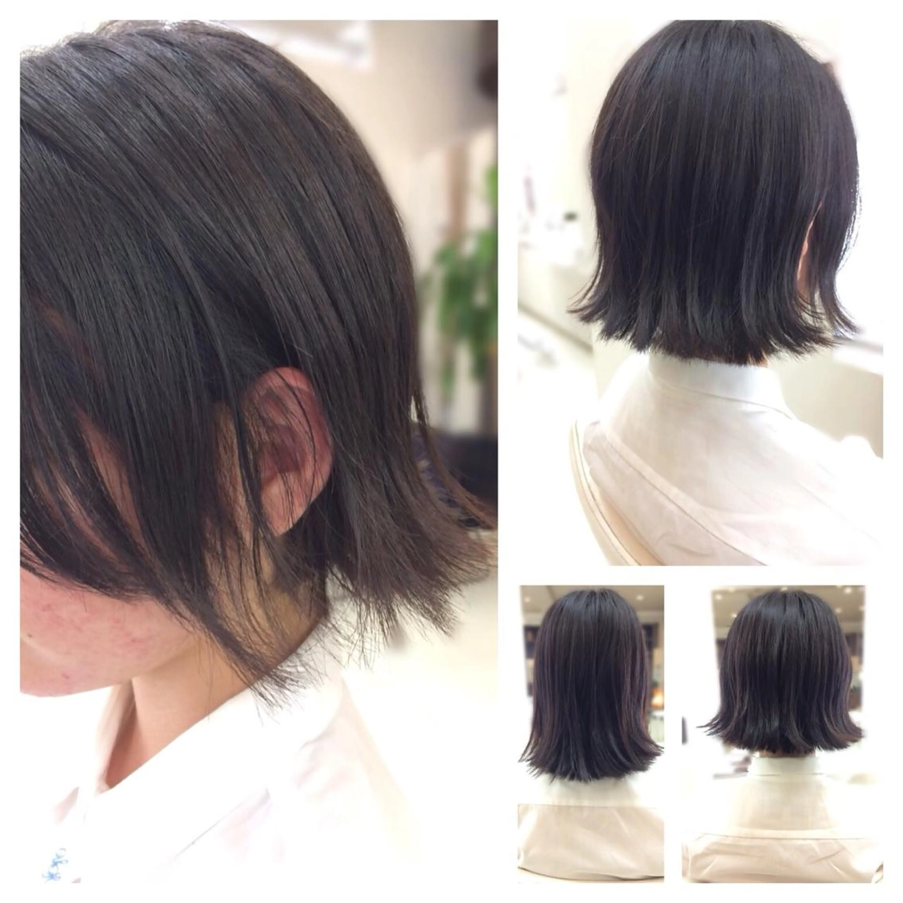 ショート 切りっぱなしボブ ボブ いけだ ゆうのヘアスタイル