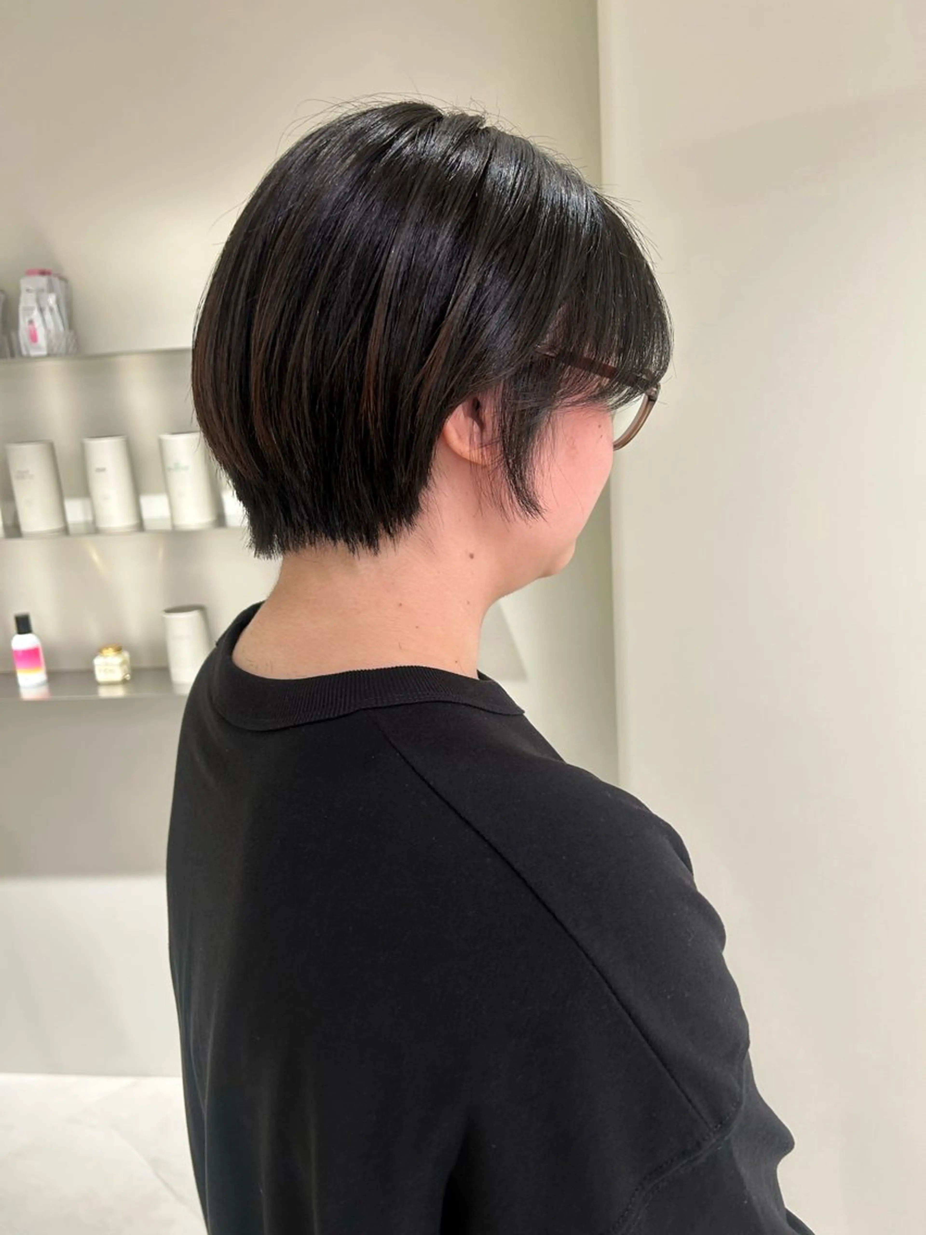 ショート カラー 丸みショート ショートヘア 海外レイヤー /NAGISAのヘアスタイル