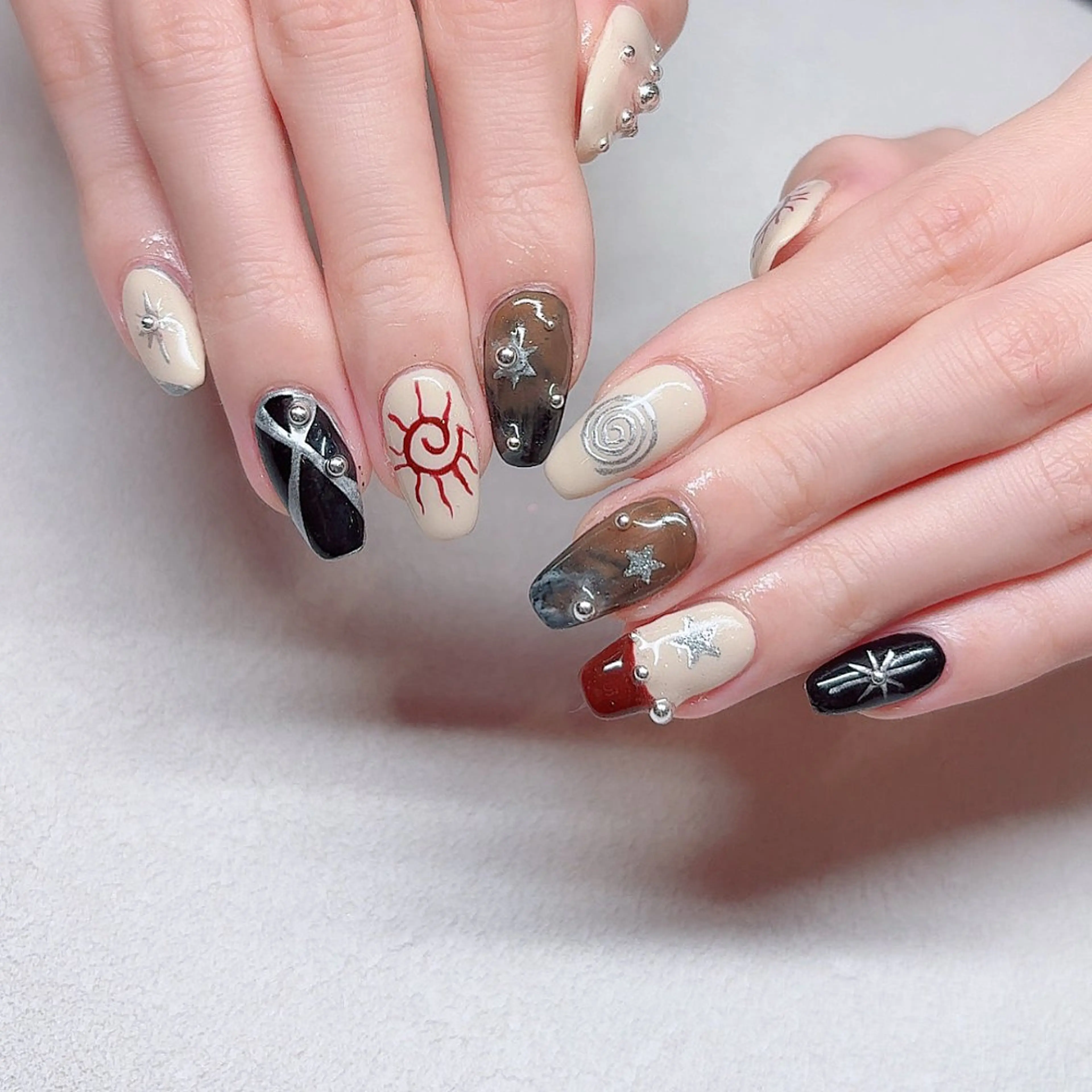 ネイル 西大分S.Nail 𓏲⋆🪸.⋆⸜🫧のネイルデザイン