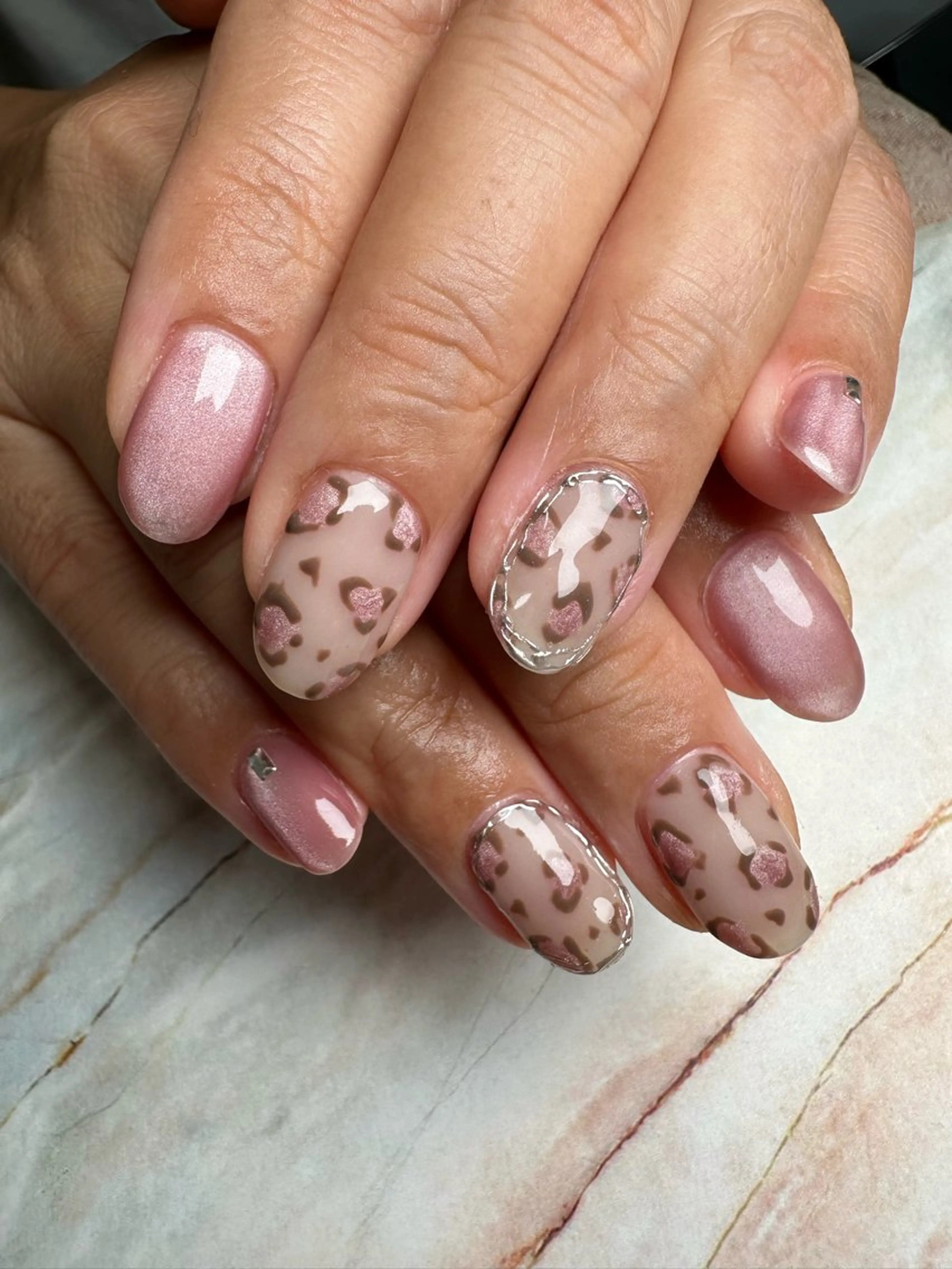 定額ネイル　ハンド（オフなし）の写真