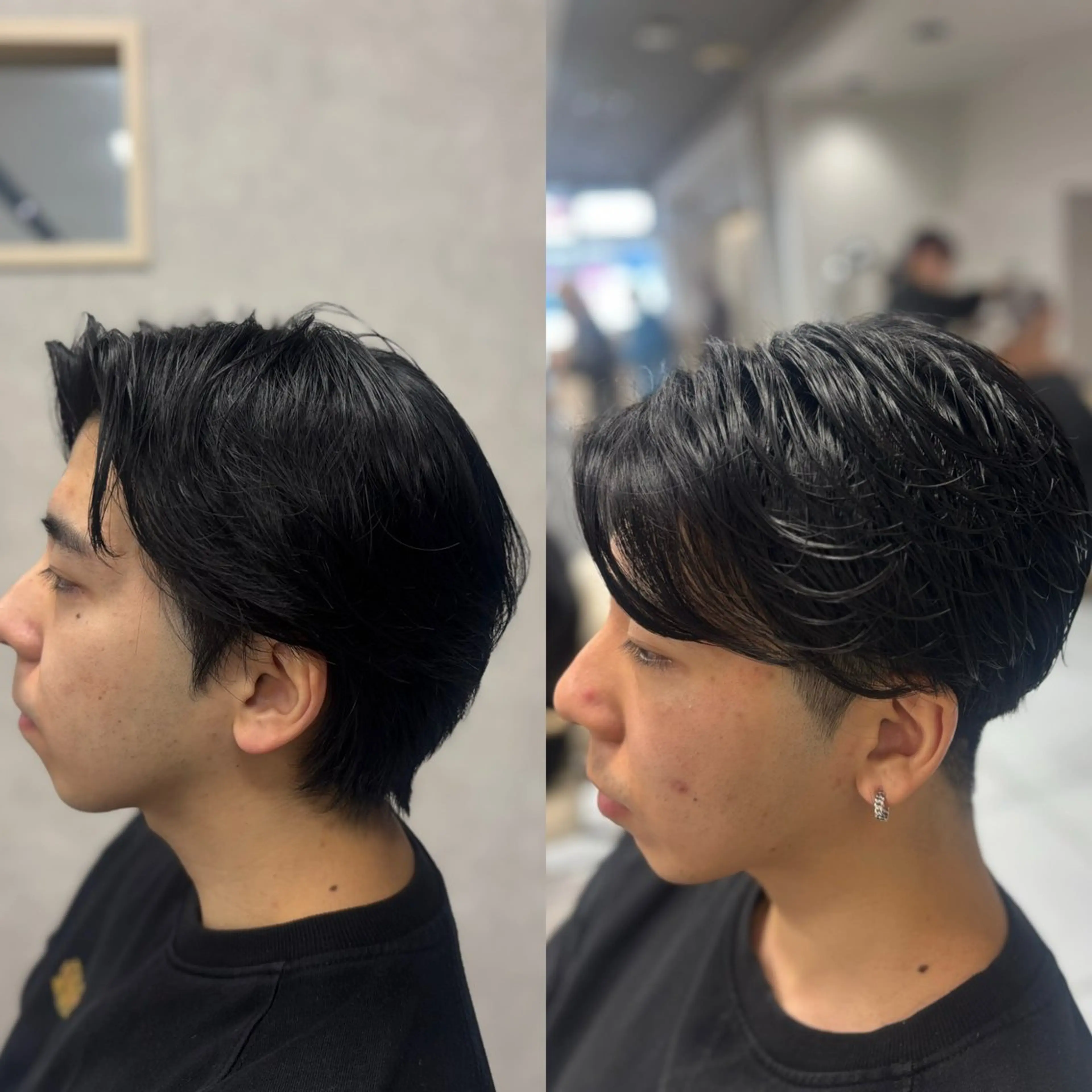 ショート パーマ メンズ カット パーマ メンズ特化韓国風 パーマスタイル/りんのヘアスタイル