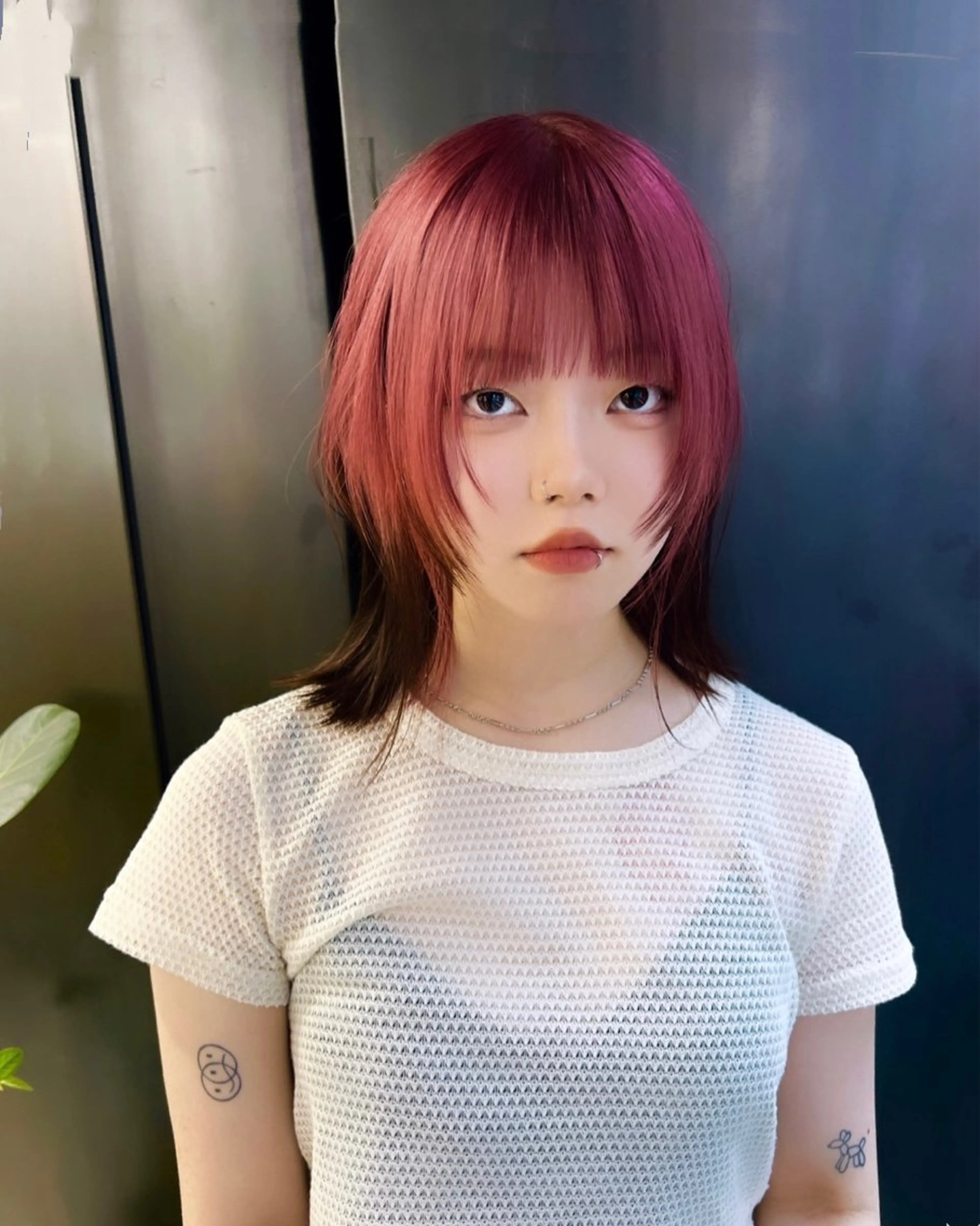 ミディアム カラー カット ヘアカラー トリートメント カラー系/カット特化 🟠オオタキマサシのヘアスタイル