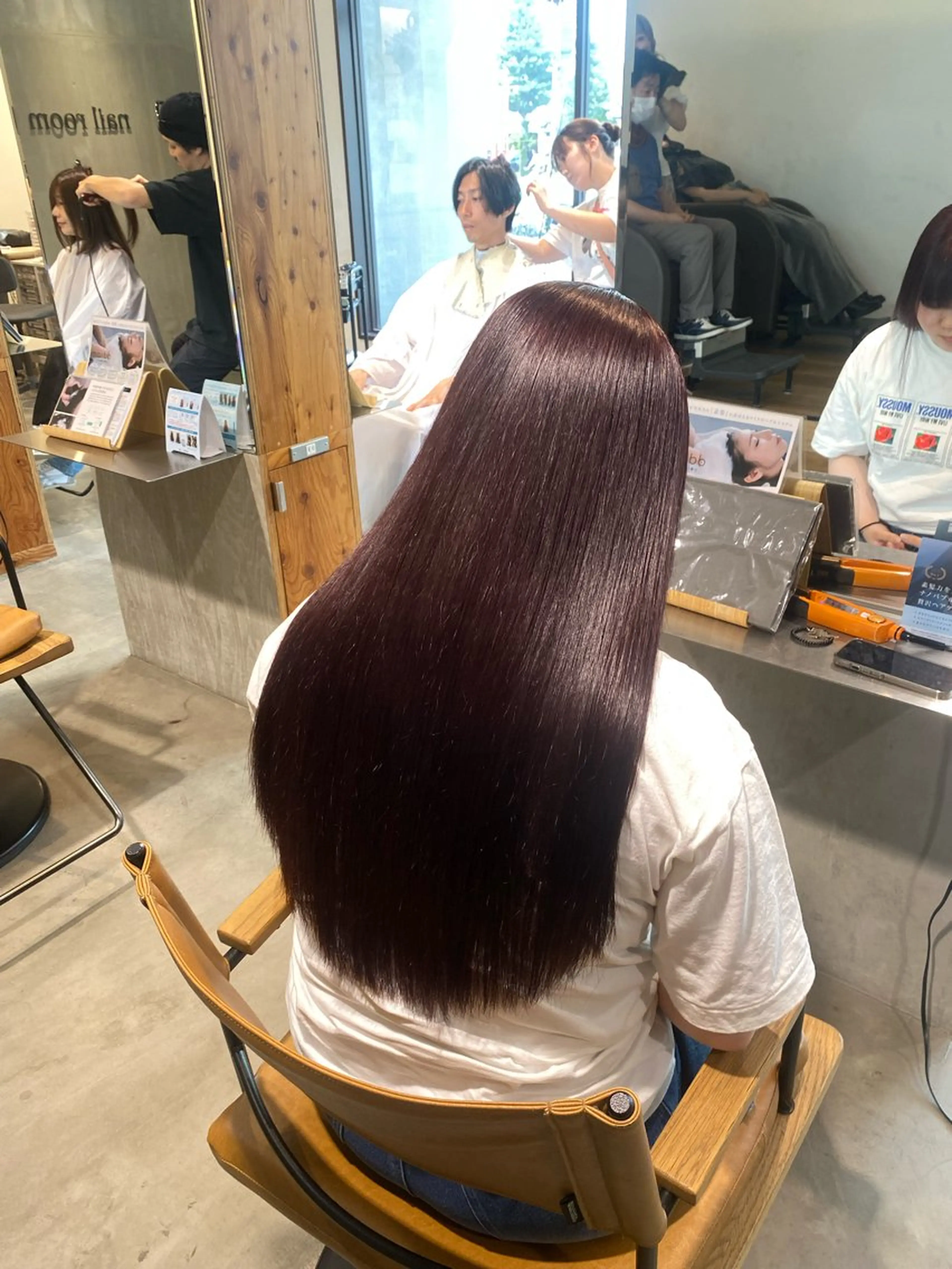 ロング カラー ヘアカラー 透明感カラー 天羅のヘアスタイル