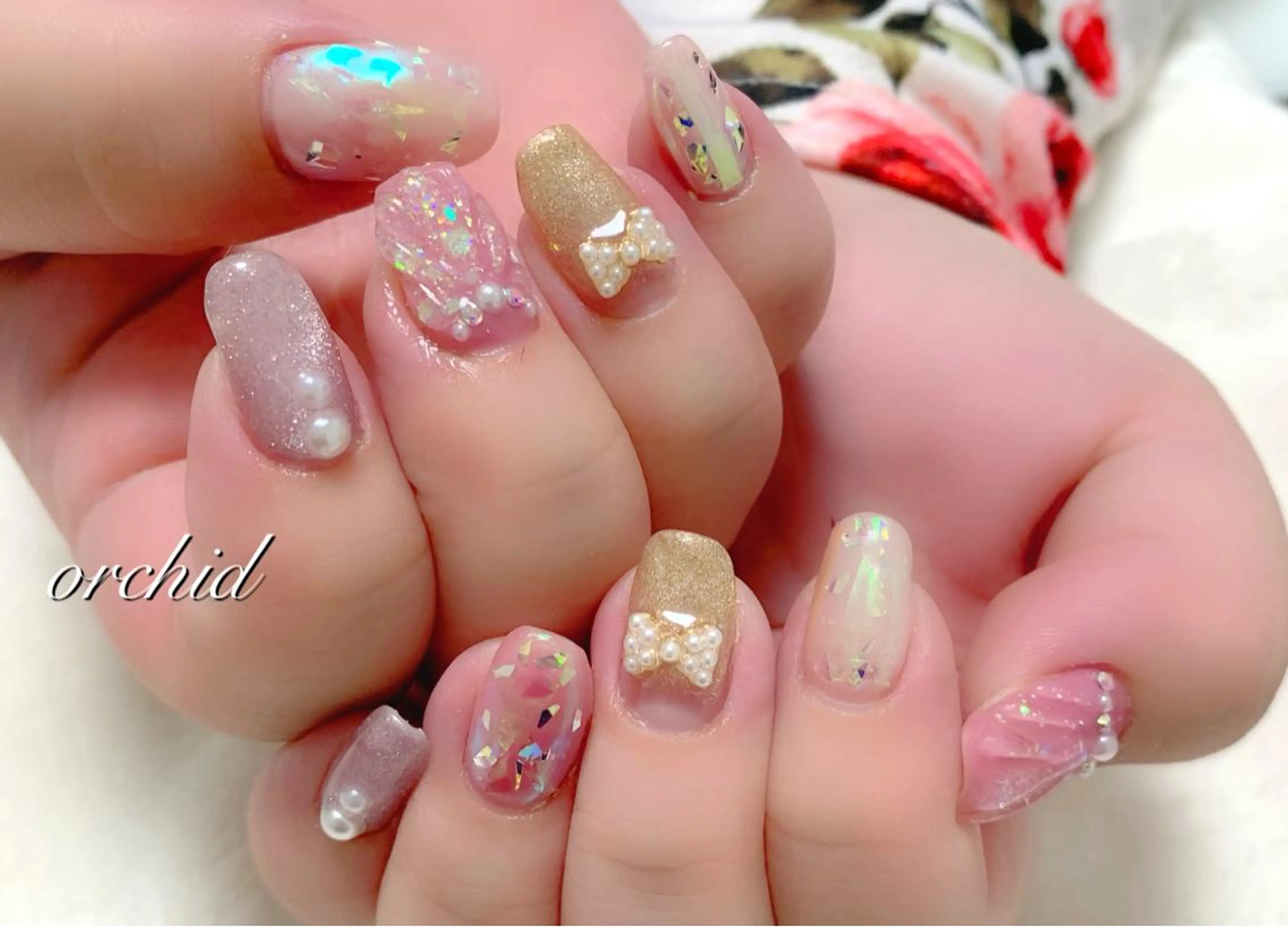 ネイル orchid ♡オーキッドのネイルデザイン