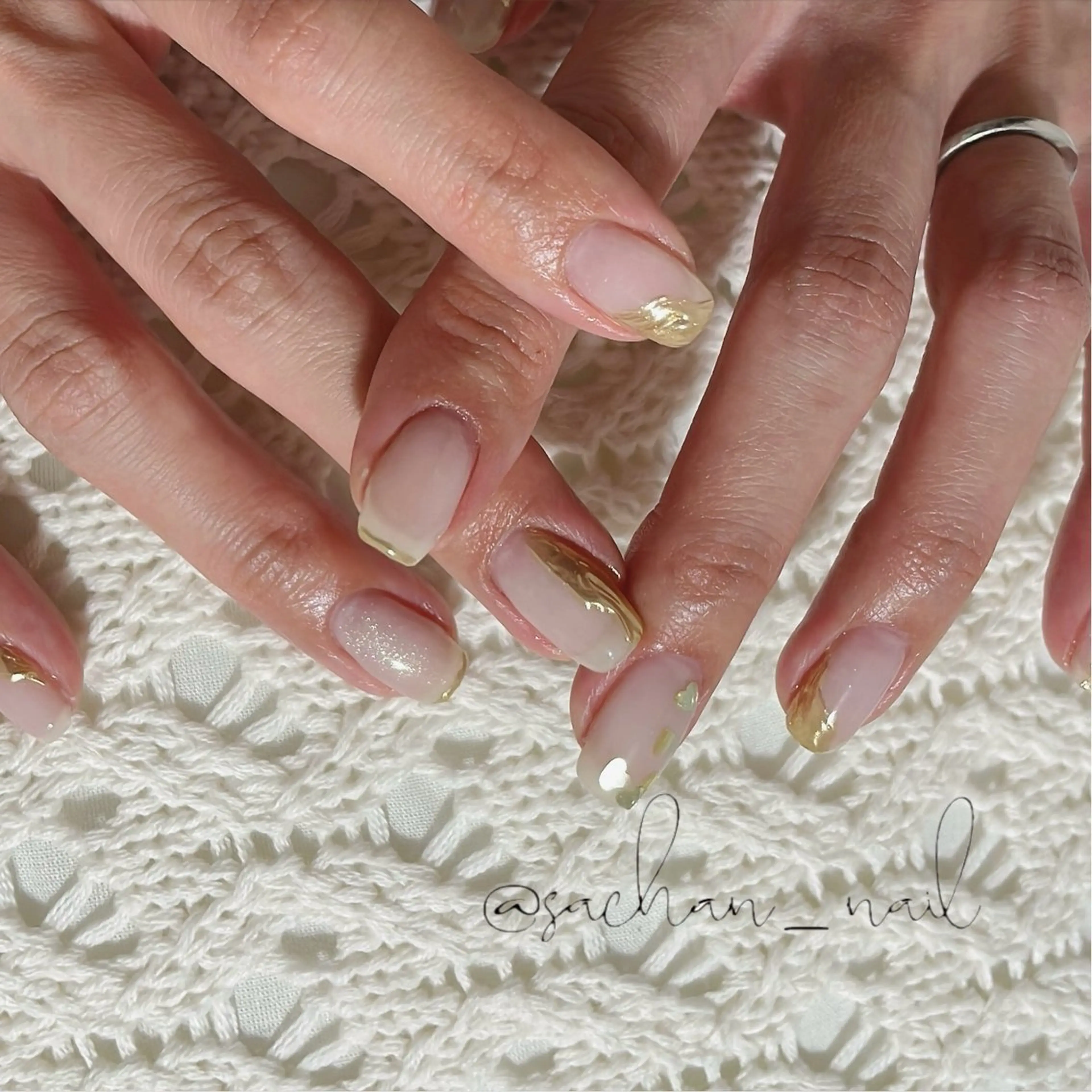 ネイル バレンタイン ハンドネイル Sukegawa Satsukiのネイルデザイン