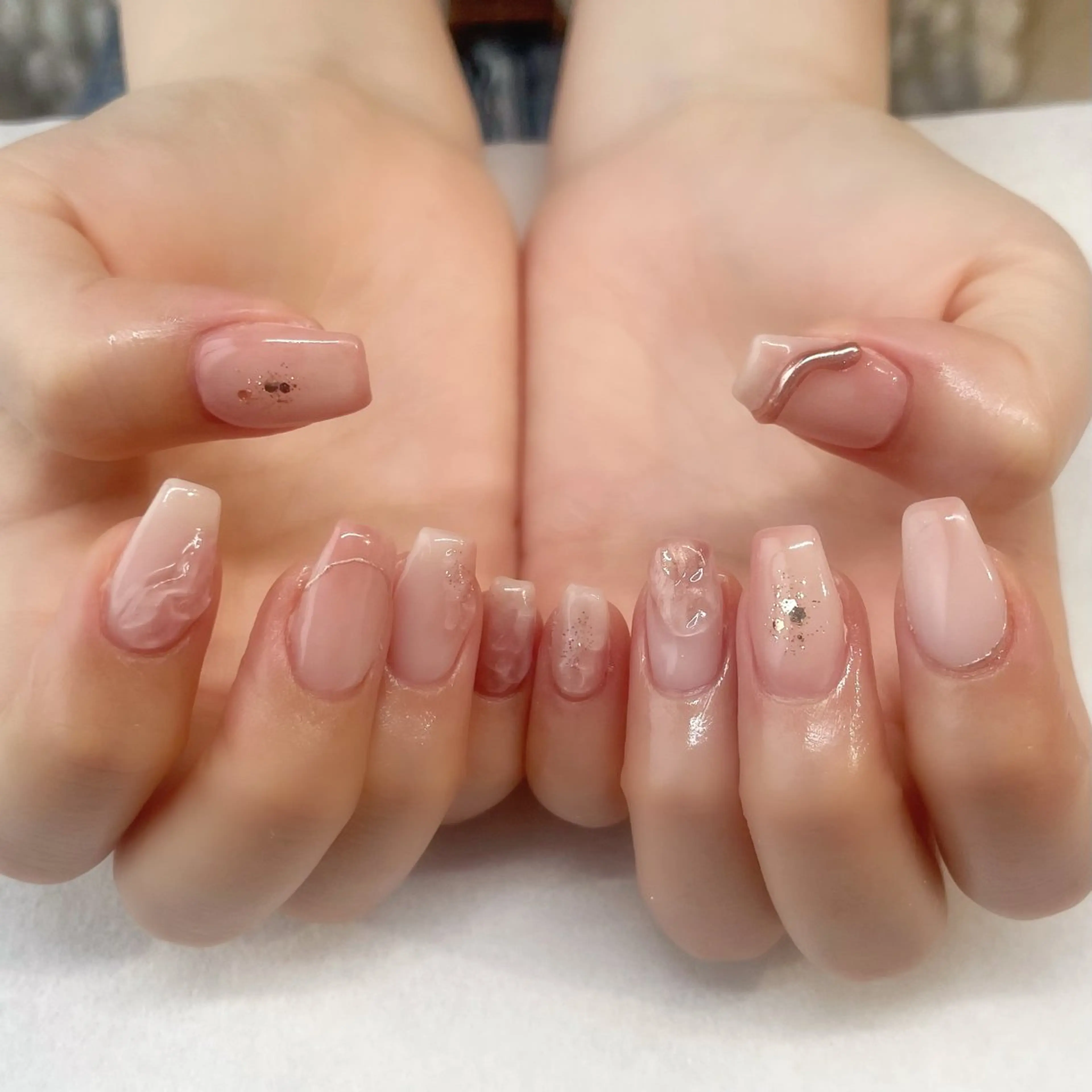 ネイル ハンドネイル 💎🐰 saki. m 🐰💎のネイルデザイン