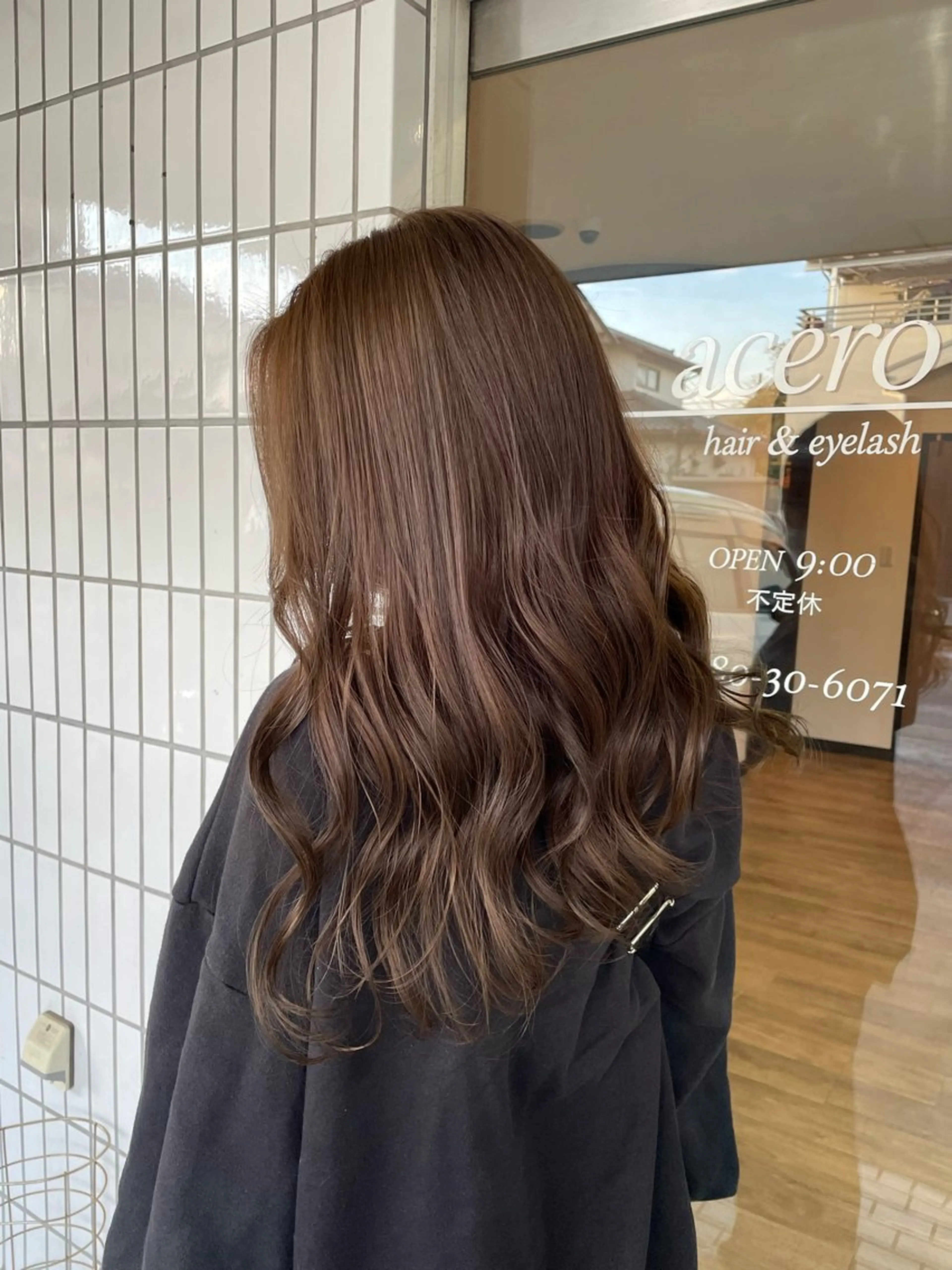 ロング ヘアカラー トリートメント 透明感/ハイライト 🌺MOMOKAのヘアスタイル