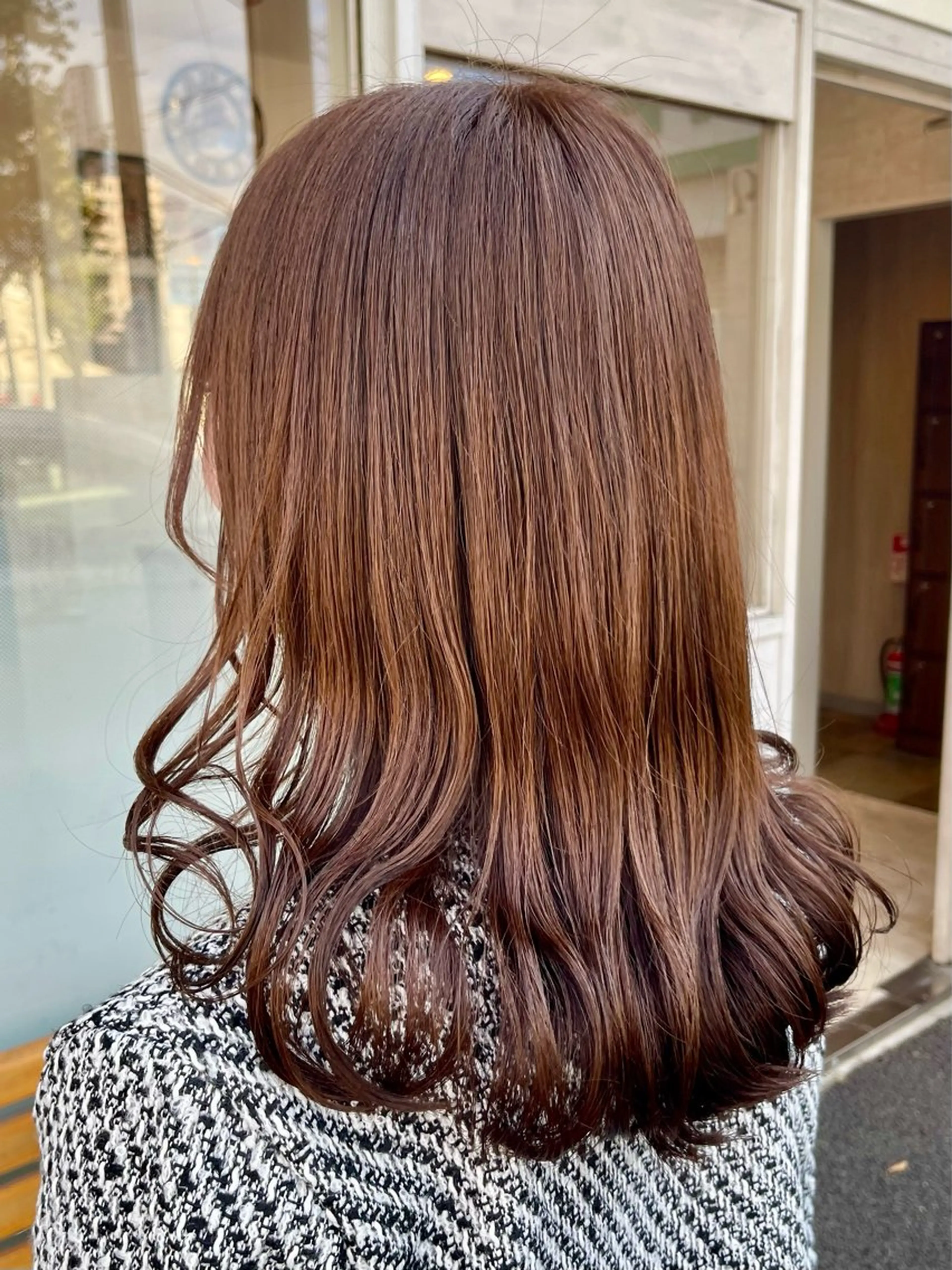 セミロング カット ヘアカラー トリートメント 🍭透明感カラー 志賀拓海🍬🌈のヘアスタイル