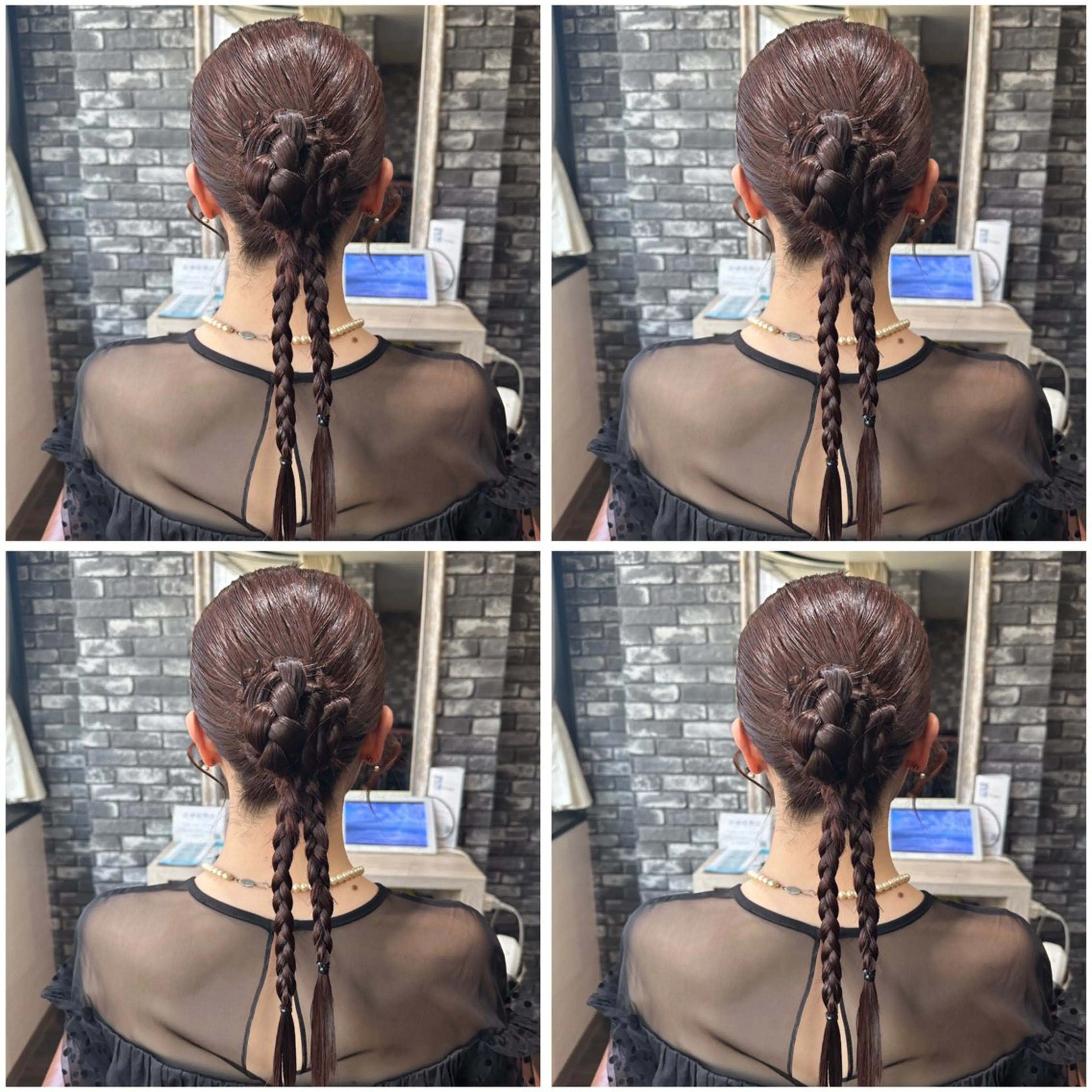 セミロング ヘアアレンジ ヘアセット 🎀推し活ヘアー🎀 Yuuna🐰💖のヘアスタイル