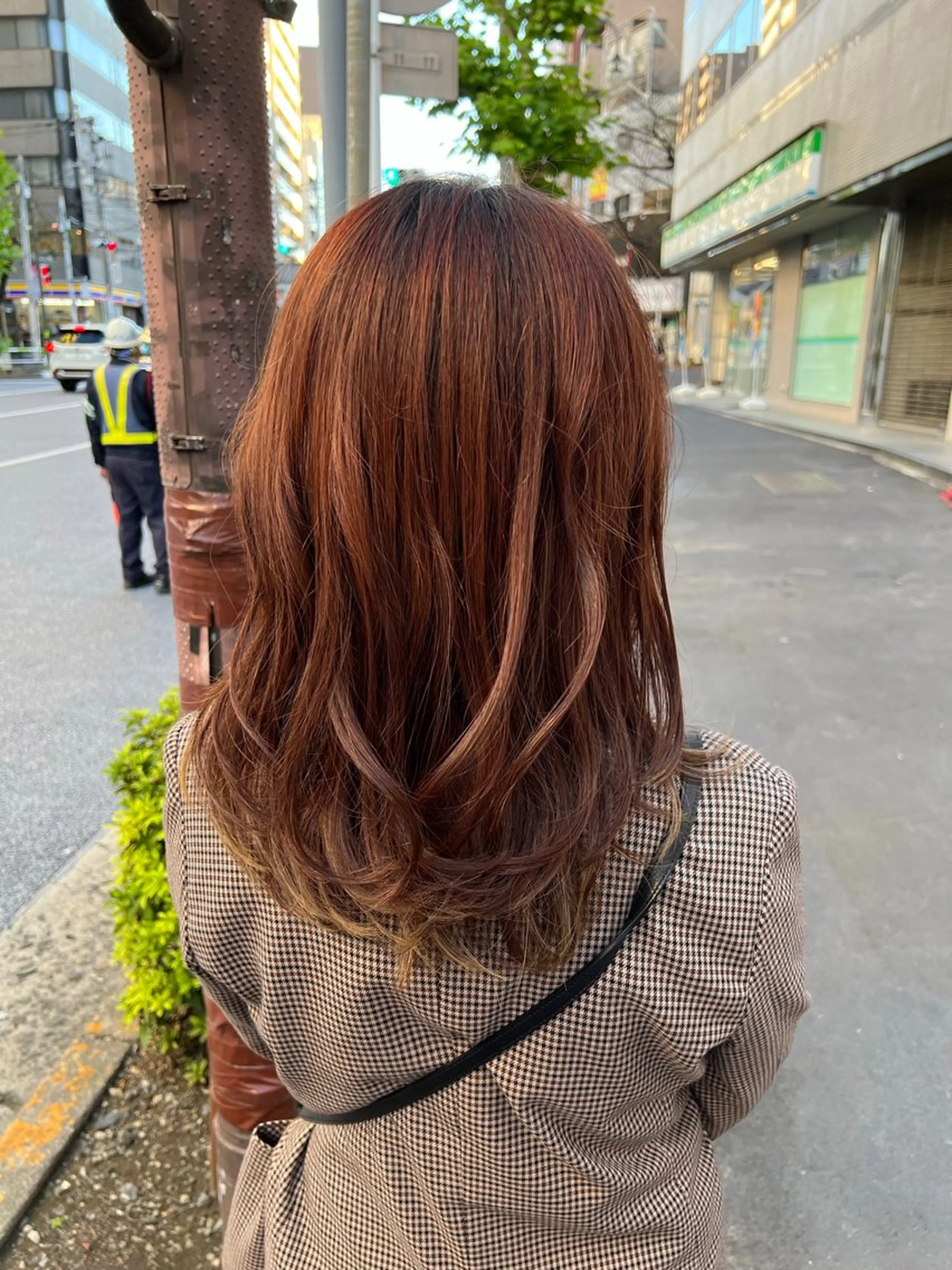 ミディアム レイヤーカット ローレイヤー カット 【髪質改善/縮毛矯正 /カラー】ホサカのヘアスタイル