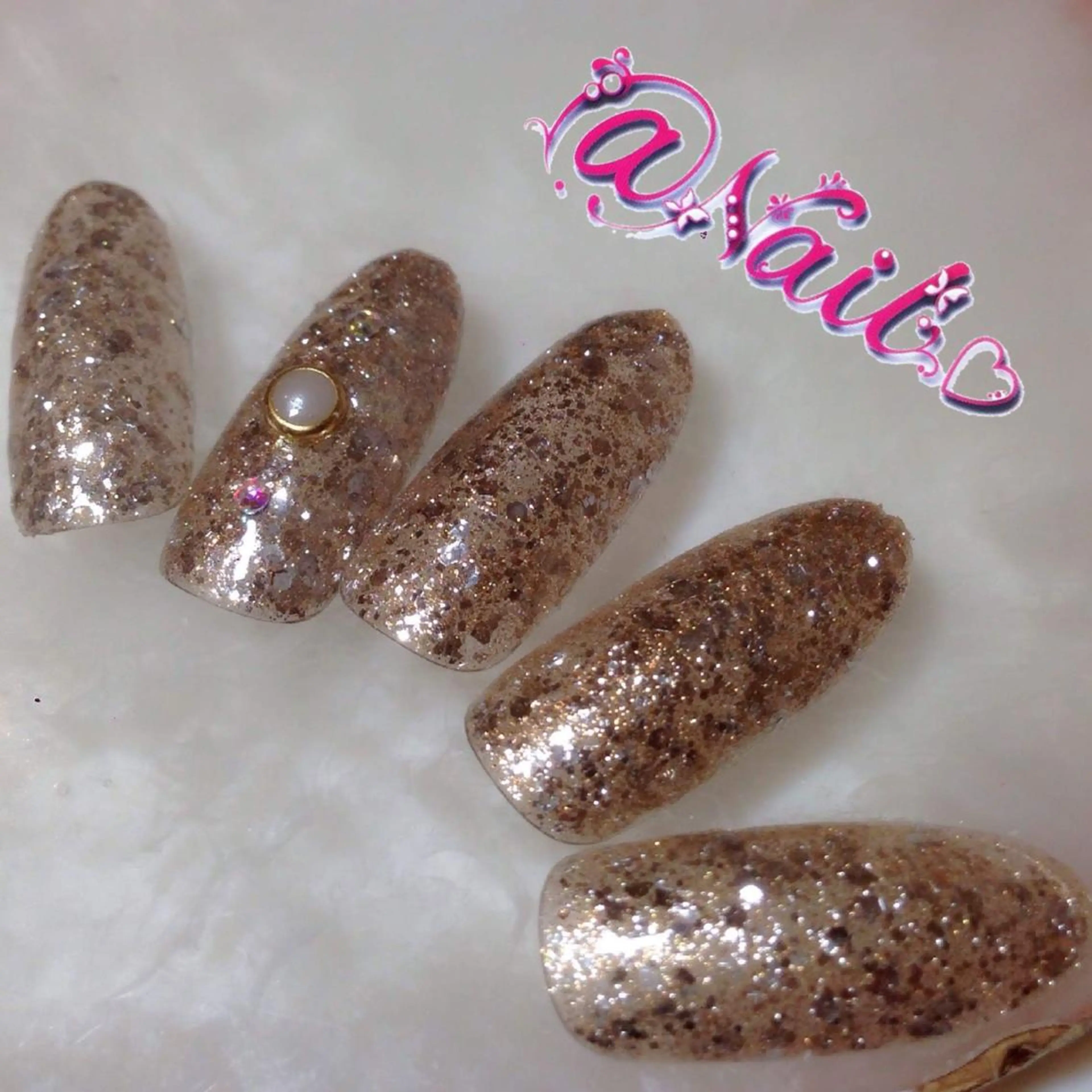 ネイル ネイルチップ 小尾 栞のネイルデザイン